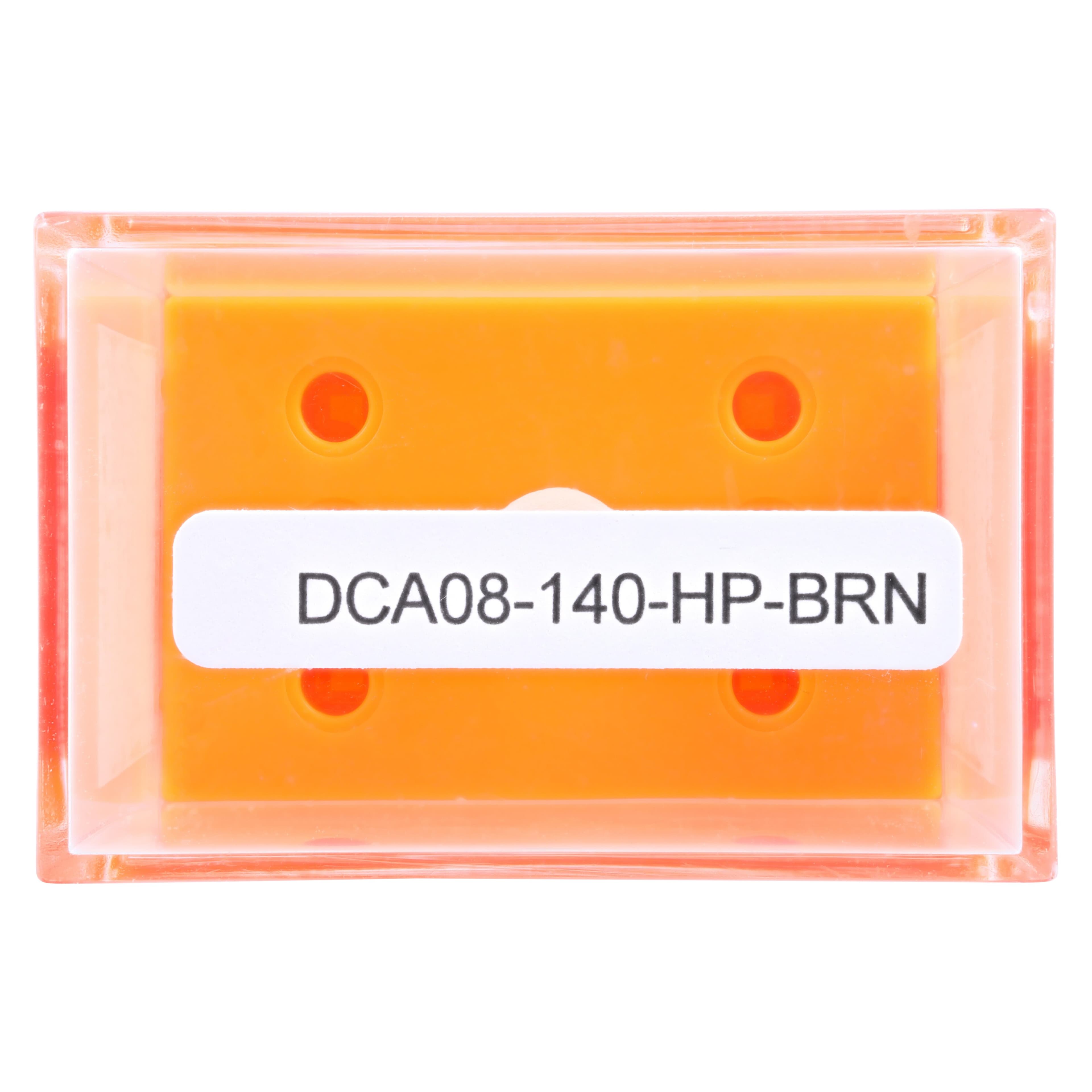Meisinger DCA08-140-HP-BRN Zirconia Polisher, Flame Shape, Brown Fine Grit, HP Handpiece, 14mm, 1/Pack thumbnail 3