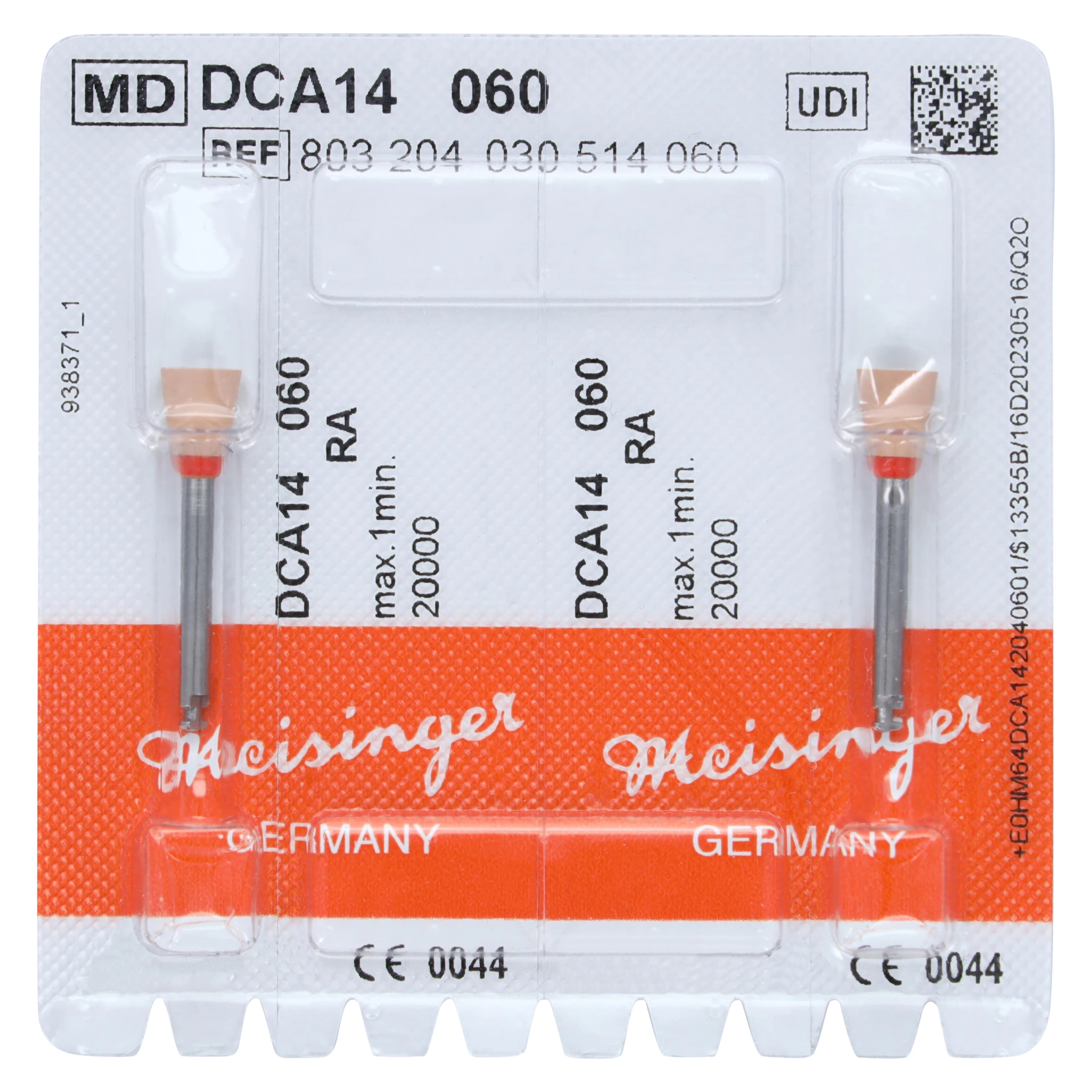 Meisinger Diamond Polisher for Zirconia RA Cup Brown/Orange, 2/Pk, DCA14-060 - Meisinger - Diamond Polisher for Zirconia RA Cup Brown/Orange 2/Pk - Image 1