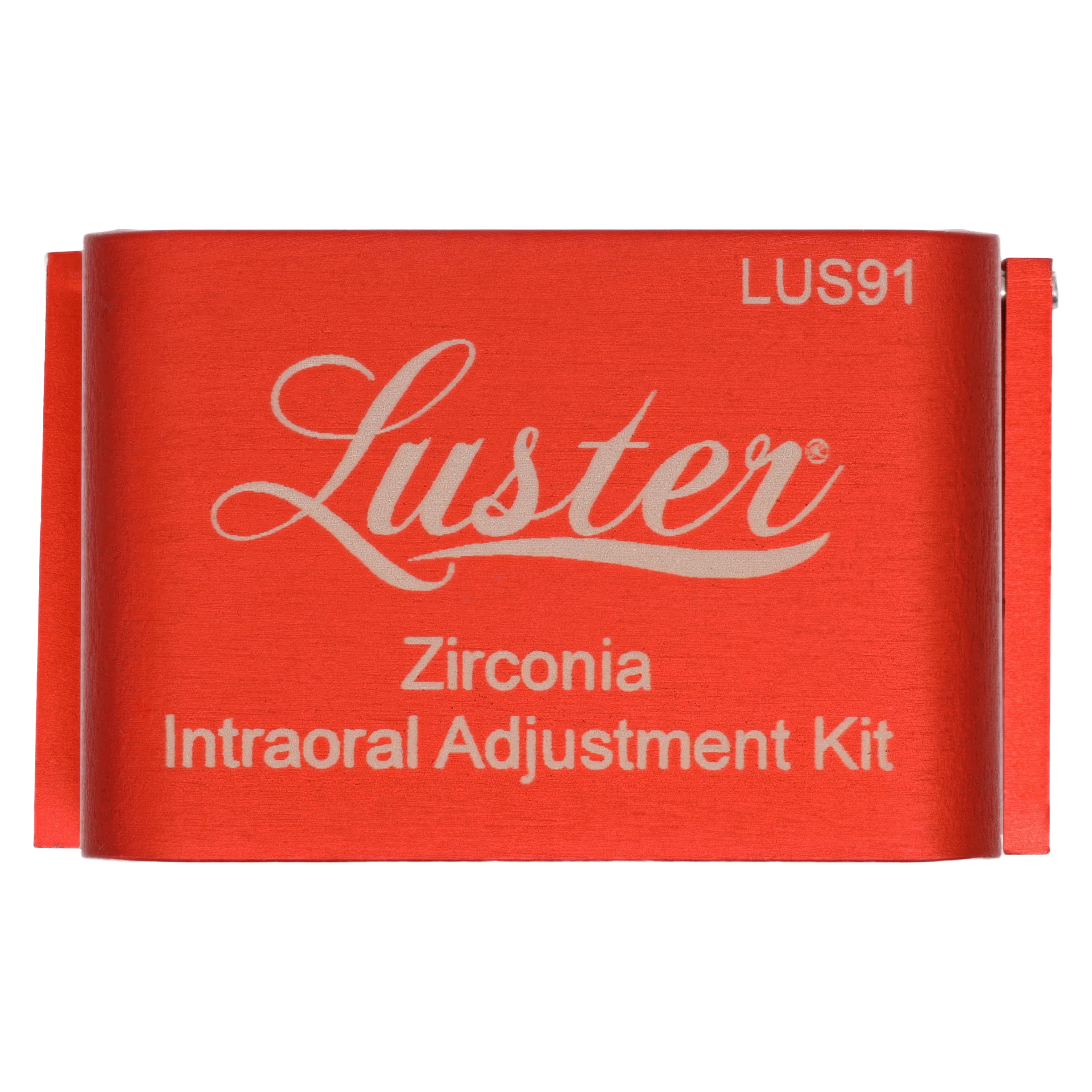 Meisinger LUSTER for Zirconia Intraoral Adjusting and Polishing Kit, 7 Pieces with Bur Block, LUS91 thumbnail 4
