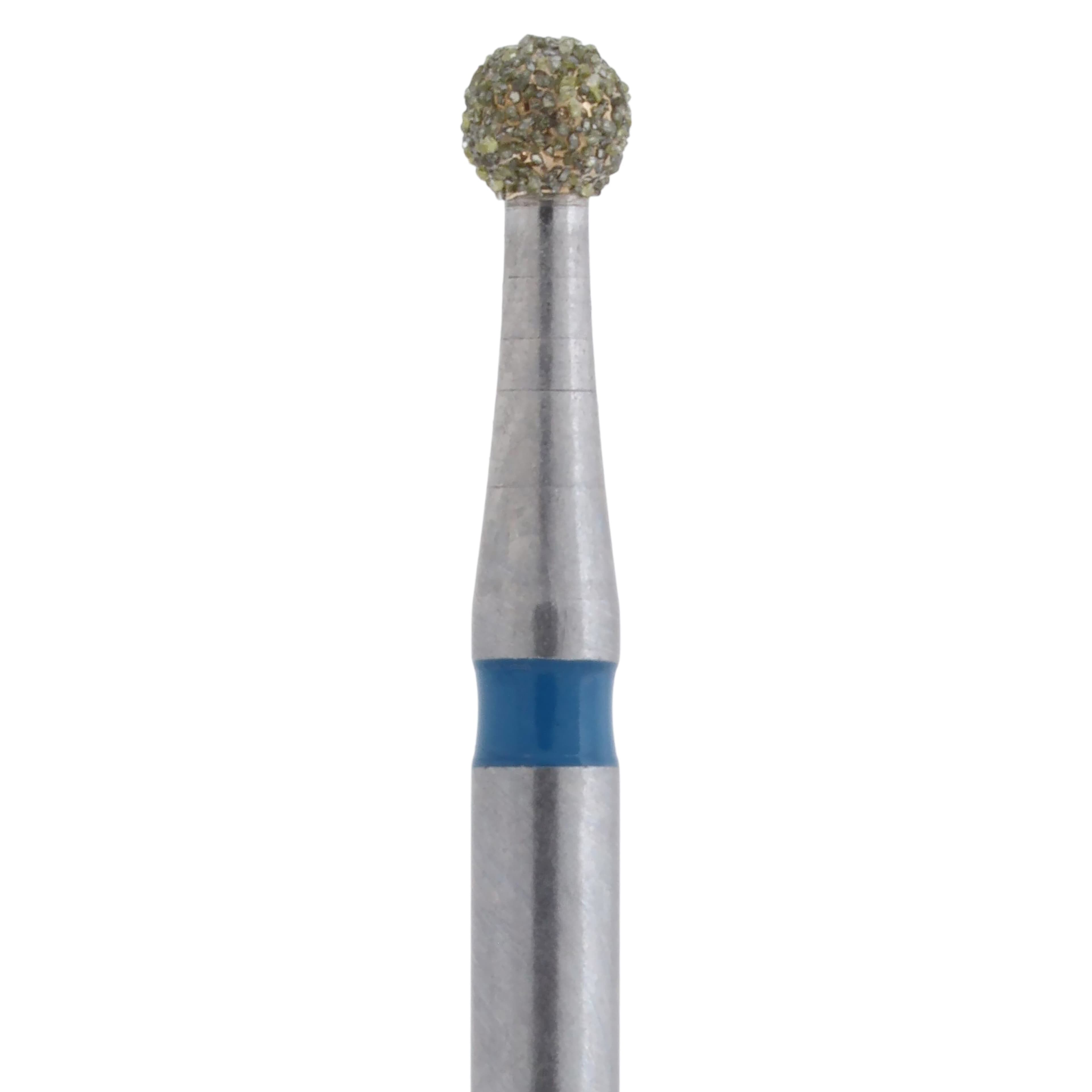 Meisinger Singles Disposable Diamond Bur, FG, Round, Medium Grit, 1.8mm, #0118M, 25/Pack thumbnail 2