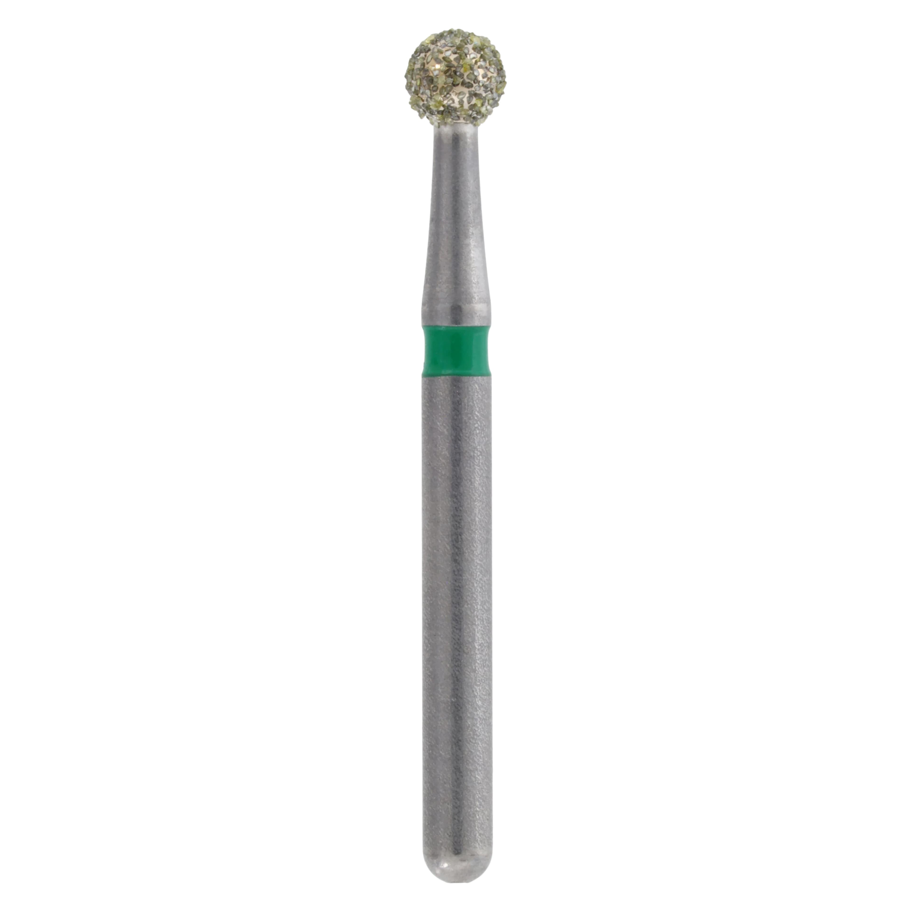 Meisinger Single-Use Sterile Diamond Burs, FG, Round, #0123C, 2.3 mm, Coarse, Green, 25/Pk - Meisinger Single-Use Sterile Diamond Burs, FG, Round, # 0123C, 2.3 mm, Coarse, Green, 25/Pk - Image 1
