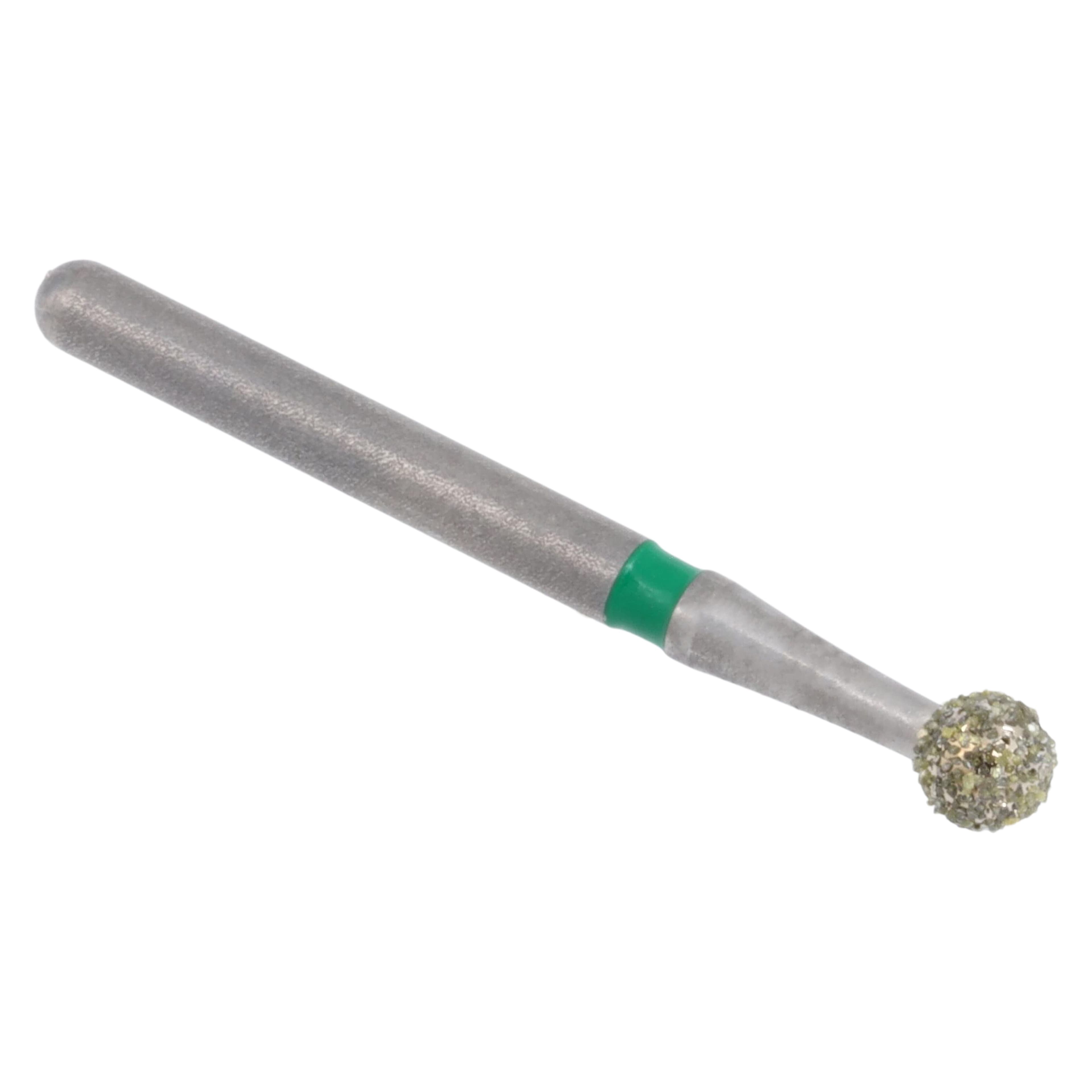 Meisinger Single-Use Sterile Diamond Burs, FG, Round, #0123C, 2.3 mm, Coarse, Green, 25/Pk thumbnail 3