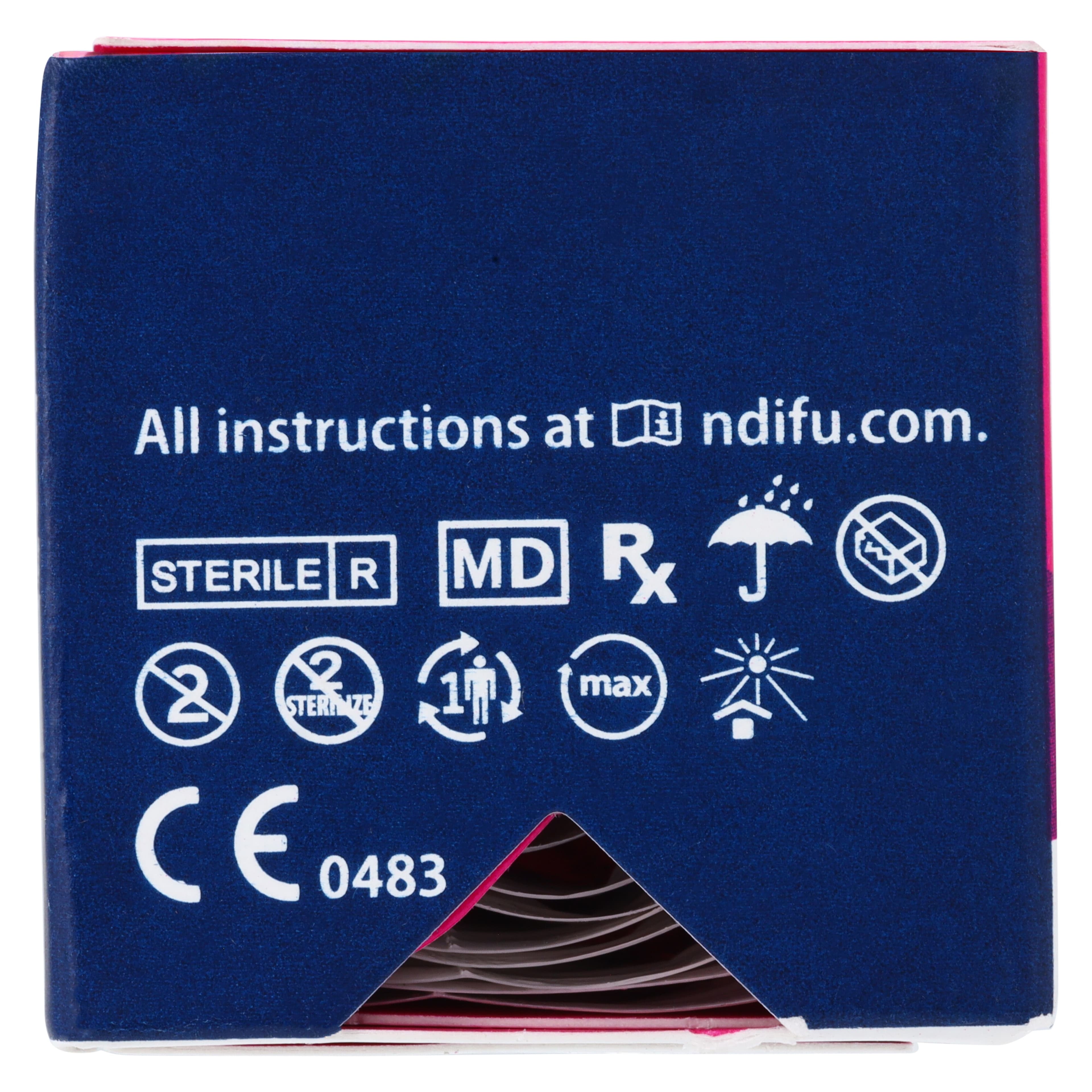 Meisinger Singles Disposable Diamond Bur, Friction Grip, Pear Shape, Medium Grit, 0.8 mm Head Diameter, Blue Ring, 25/Pk, #0508M thumbnail 6