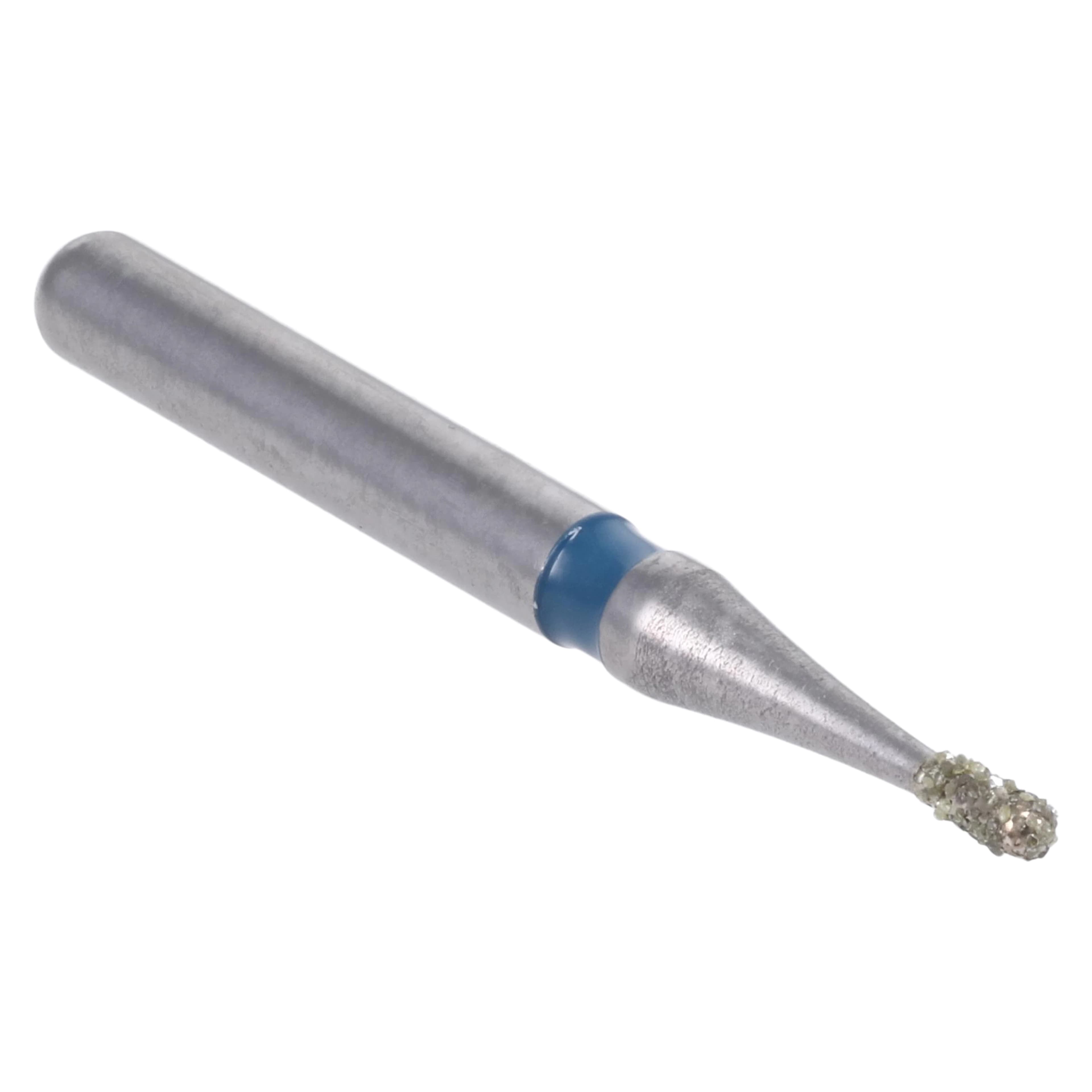 Meisinger Singles Disposable Diamond Bur FG, Pear Shape 0508MS, 0.8mm, Medium Grit, Short Shank, Sterile, 25/Pkg thumbnail 3