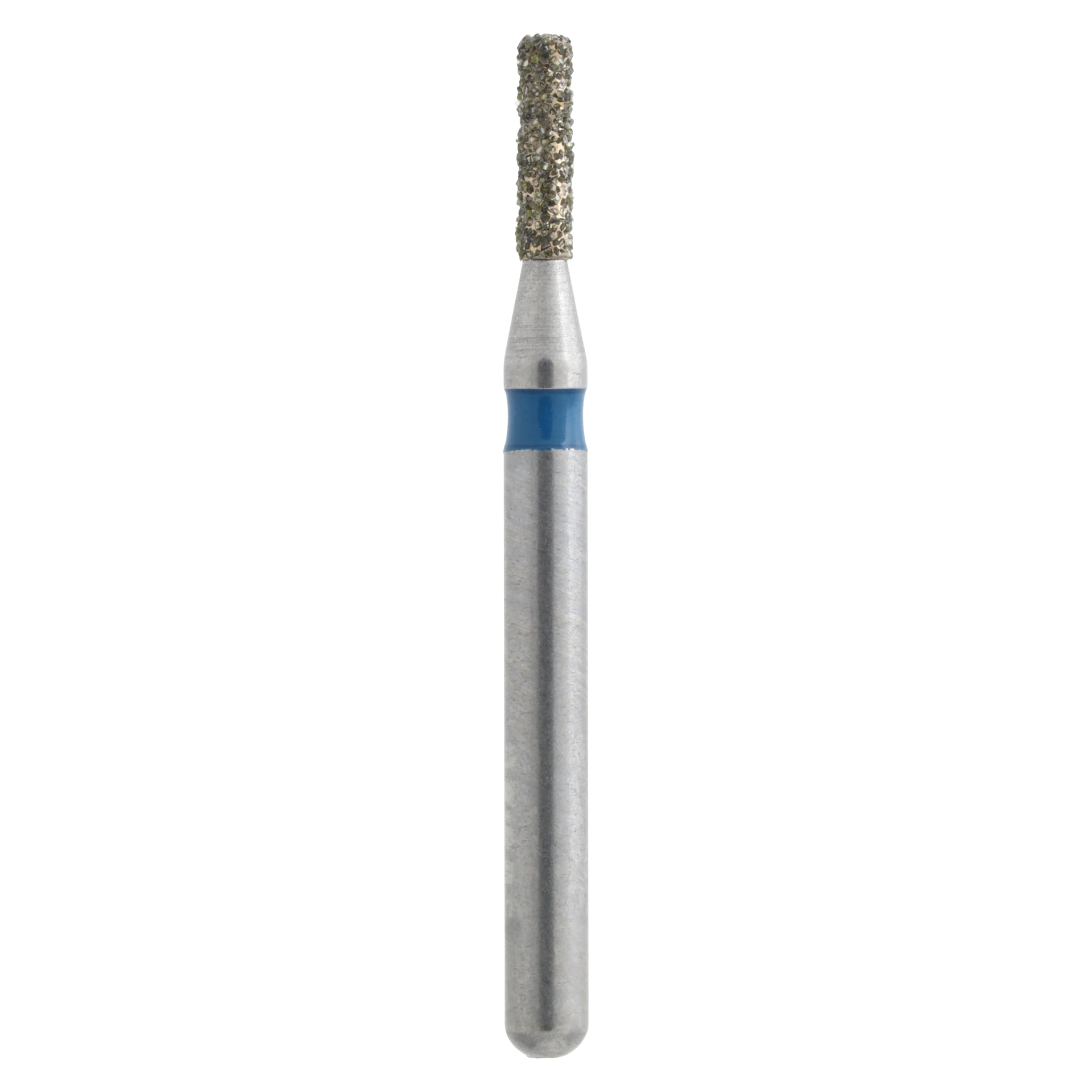 Meisinger Single-Use Sterile Diamond Burs, FG, Cylinder Flat End, #0710M, 1.0 mm, Medium, Blue, 25/Pk - Meisinger Single-Use Sterile Diamond Burs, FG, Cylinder Flat End, # 0710M, 1.0 mm, Medium, Blue, 25/Pk - Image 1