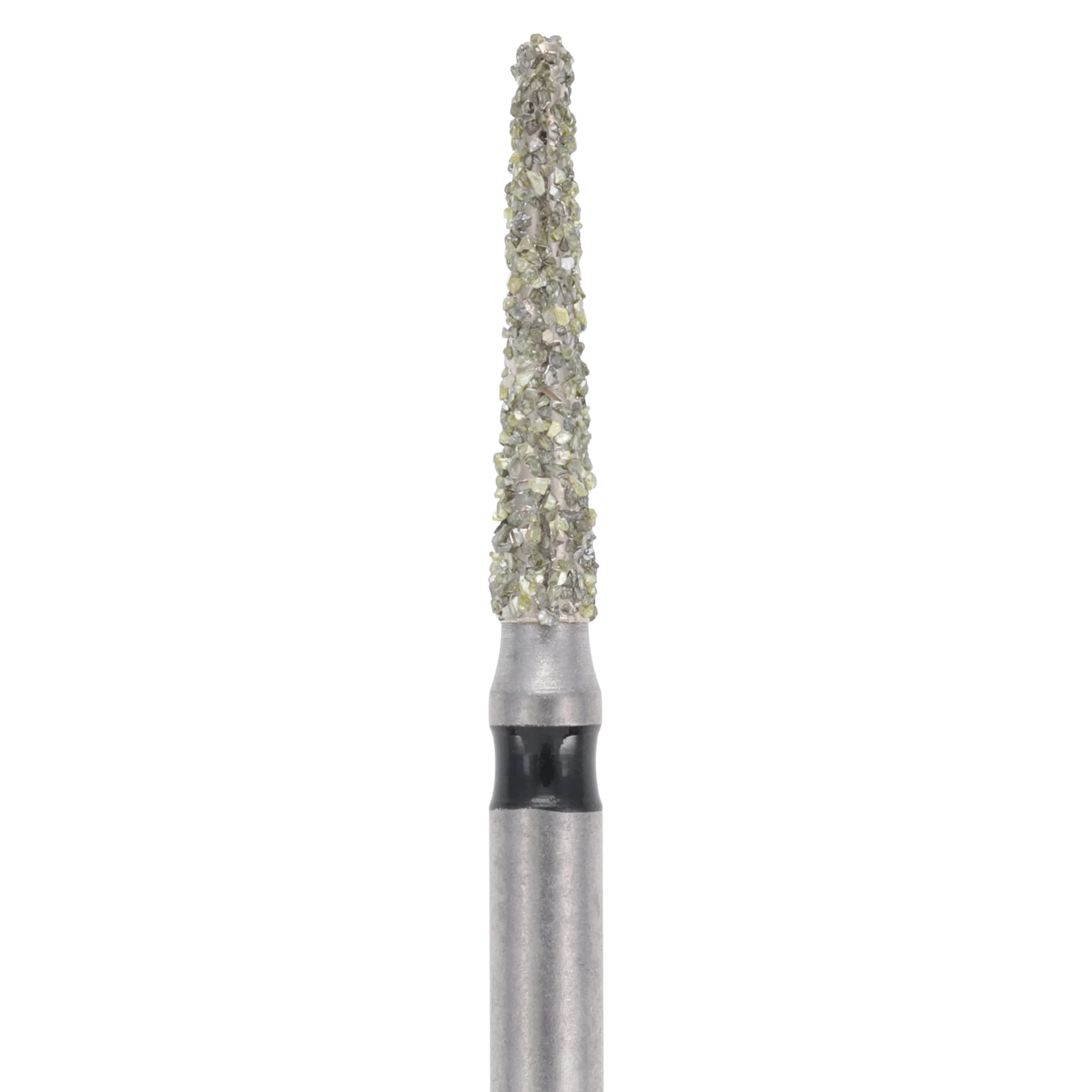 Meisinger Single-Use Sterile Diamond Bur, Friction Grip, Tapered Round Edge, 0816.8C, 1.6 mm Head Diameter, Extra Coarse, Black, 25/Pk thumbnail 2