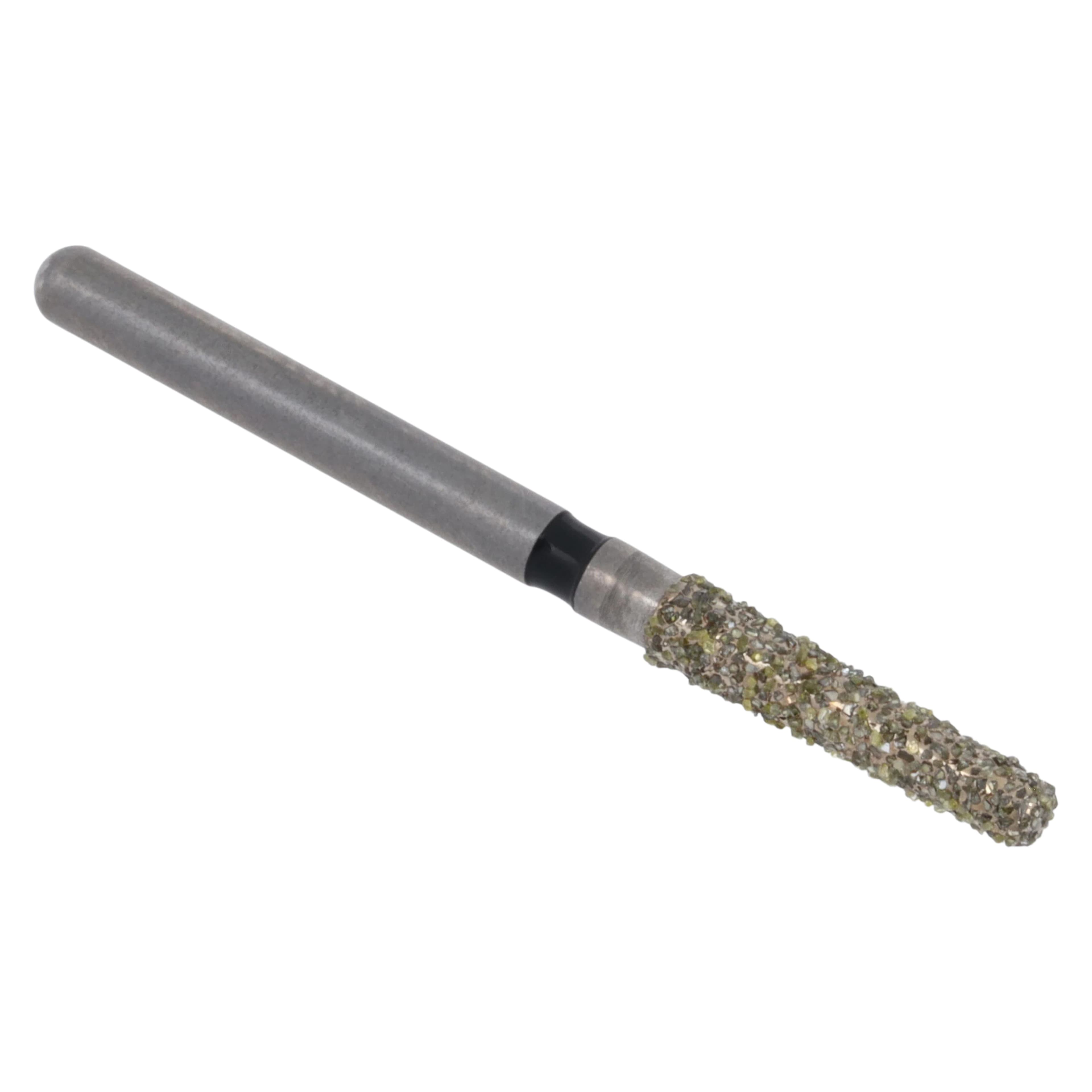 Meisinger Single-Use Sterile Diamond Bur, FG, Tapered Round Edge, #0818.8C, 1.8 mm, Extra Coarse, Black, 25/Pk thumbnail 3