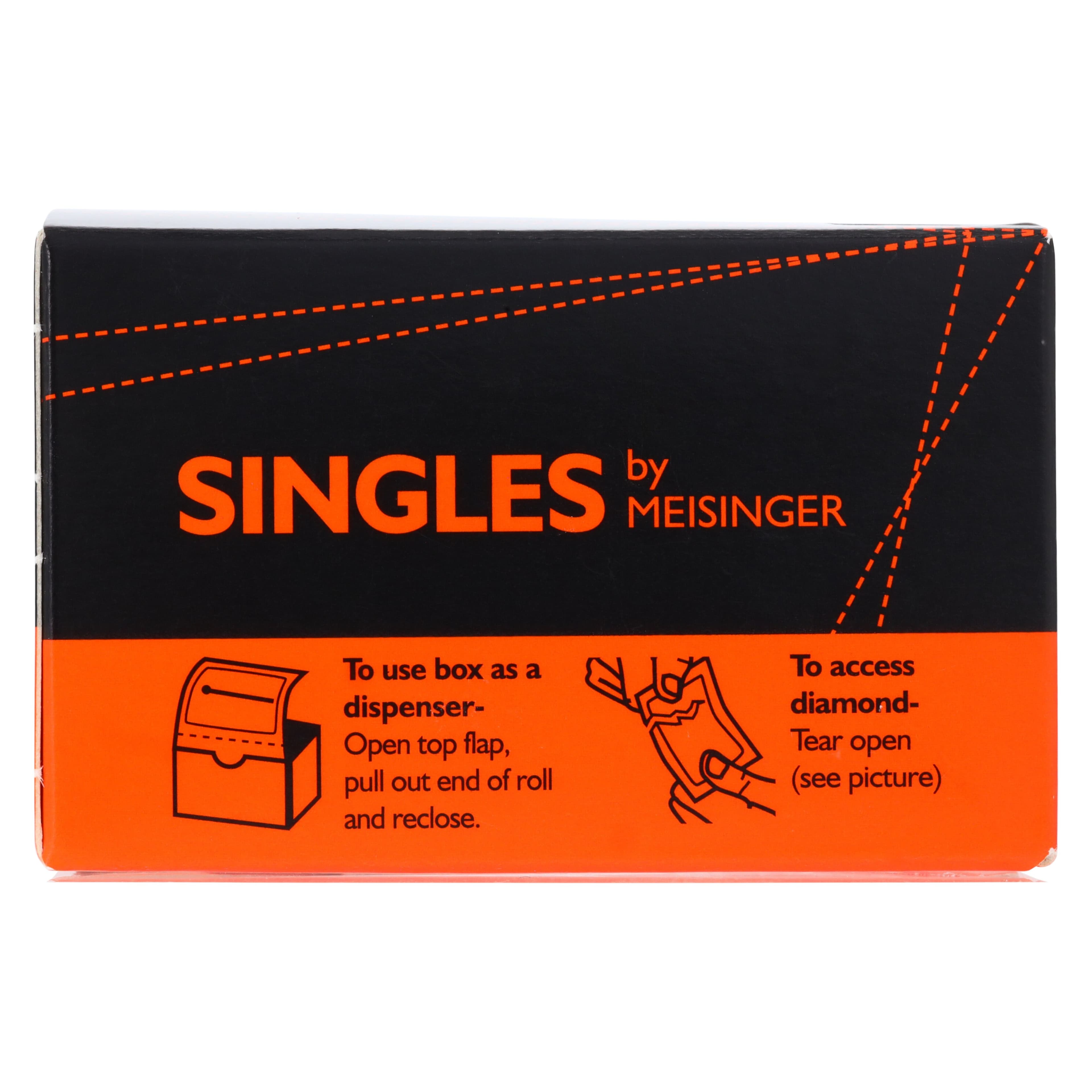 Meisinger Single-Use Sterile Diamond Bur, Friction Grip, Tapered Flat End, 0916.8C, 1.6 mm, Coarse, Green, 25/Pk thumbnail 8