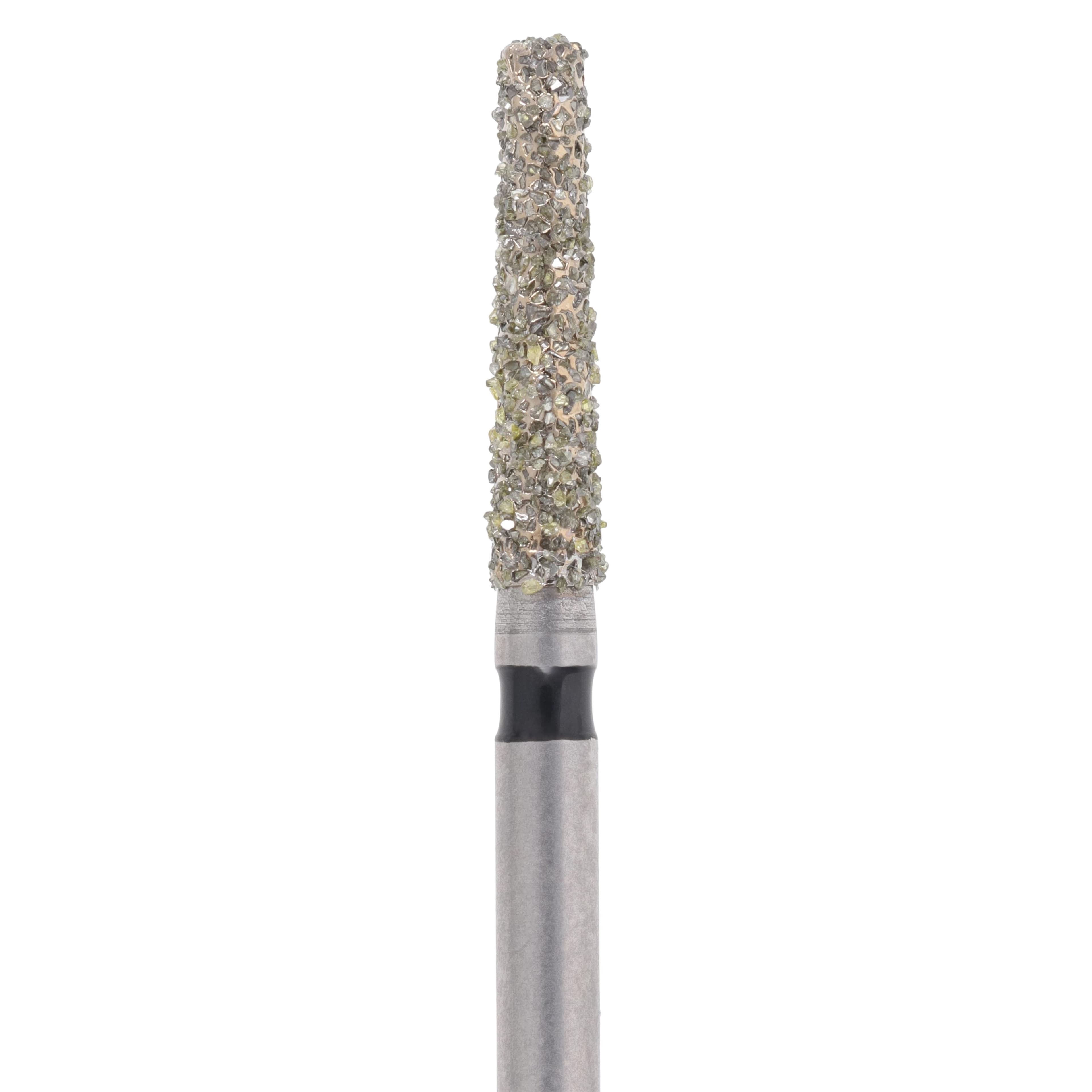 Meisinger Singles Disposable Diamond Bur, FG Flat End Taper, Coarse, #0918.8C, 1.8mm Diameter, 8.0mm Length, 25/Pk thumbnail 2