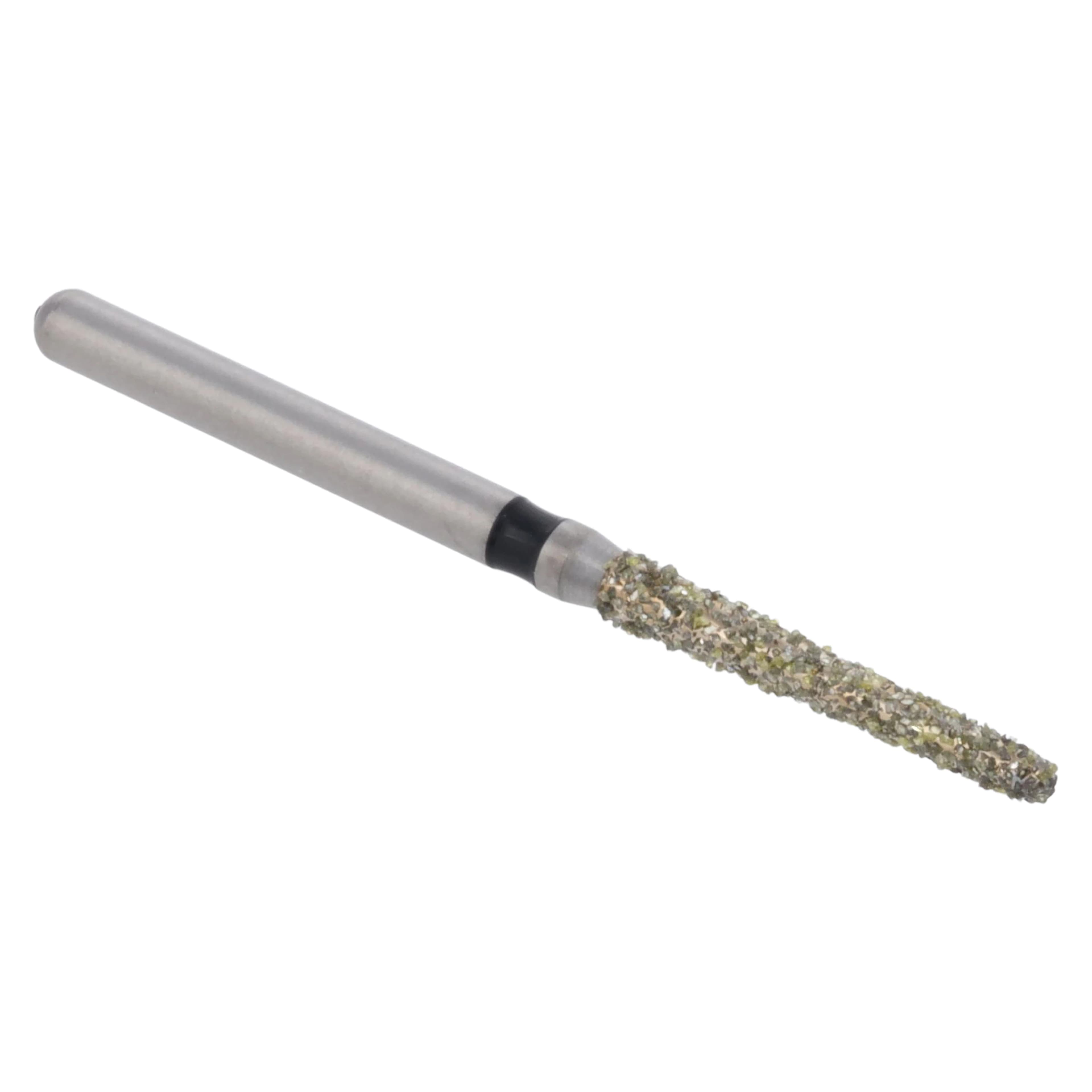 Meisinger Singles Disposable Diamond Bur, Friction Grip, Round End Taper, 1116.10C, 1.6 mm Head, Coarse, Green, 25/Pk thumbnail 3
