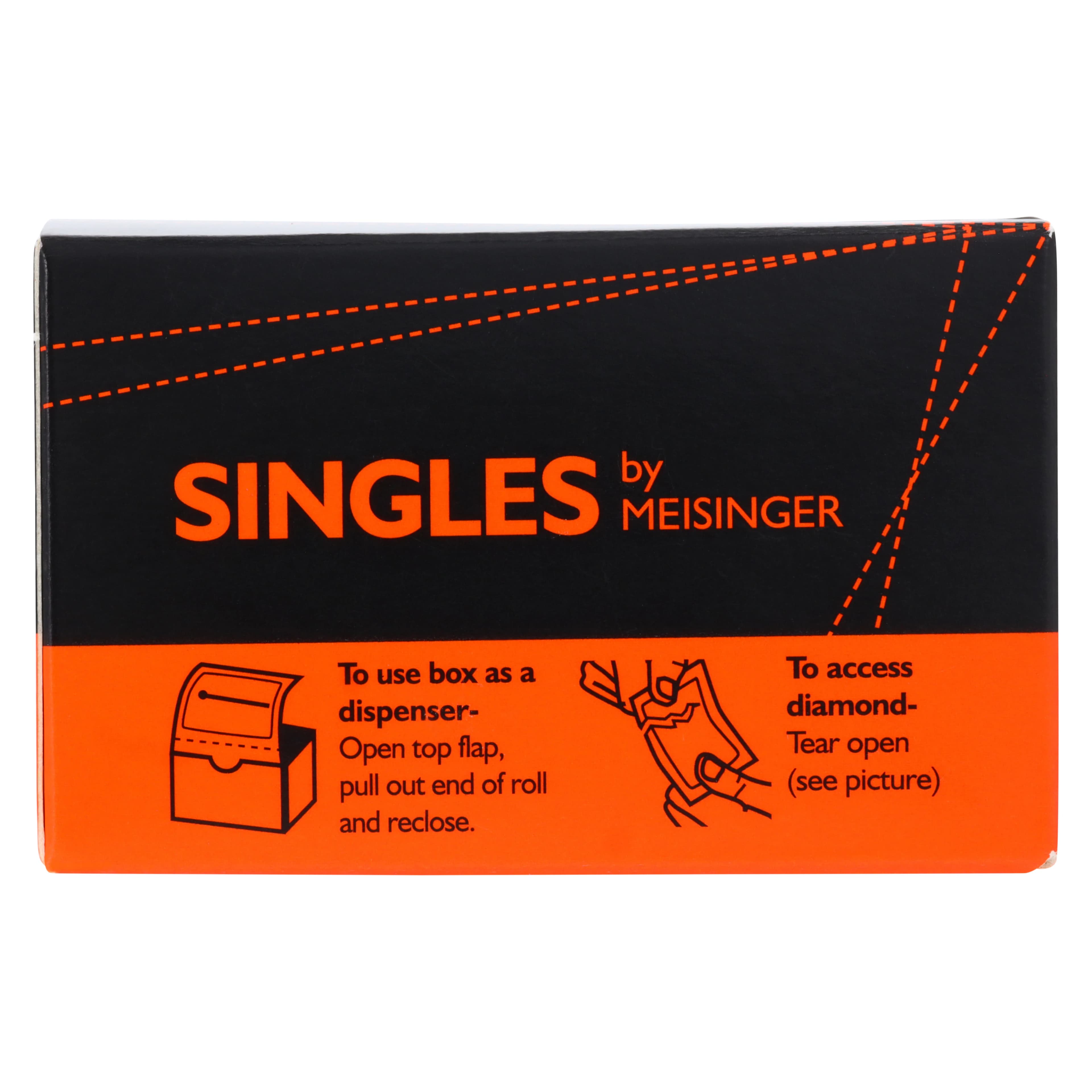 Meisinger Singles Disposable Diamond Bur, Friction Grip, Round End Taper, 1116.10C, 1.6 mm Head, Coarse, Green, 25/Pk thumbnail 7