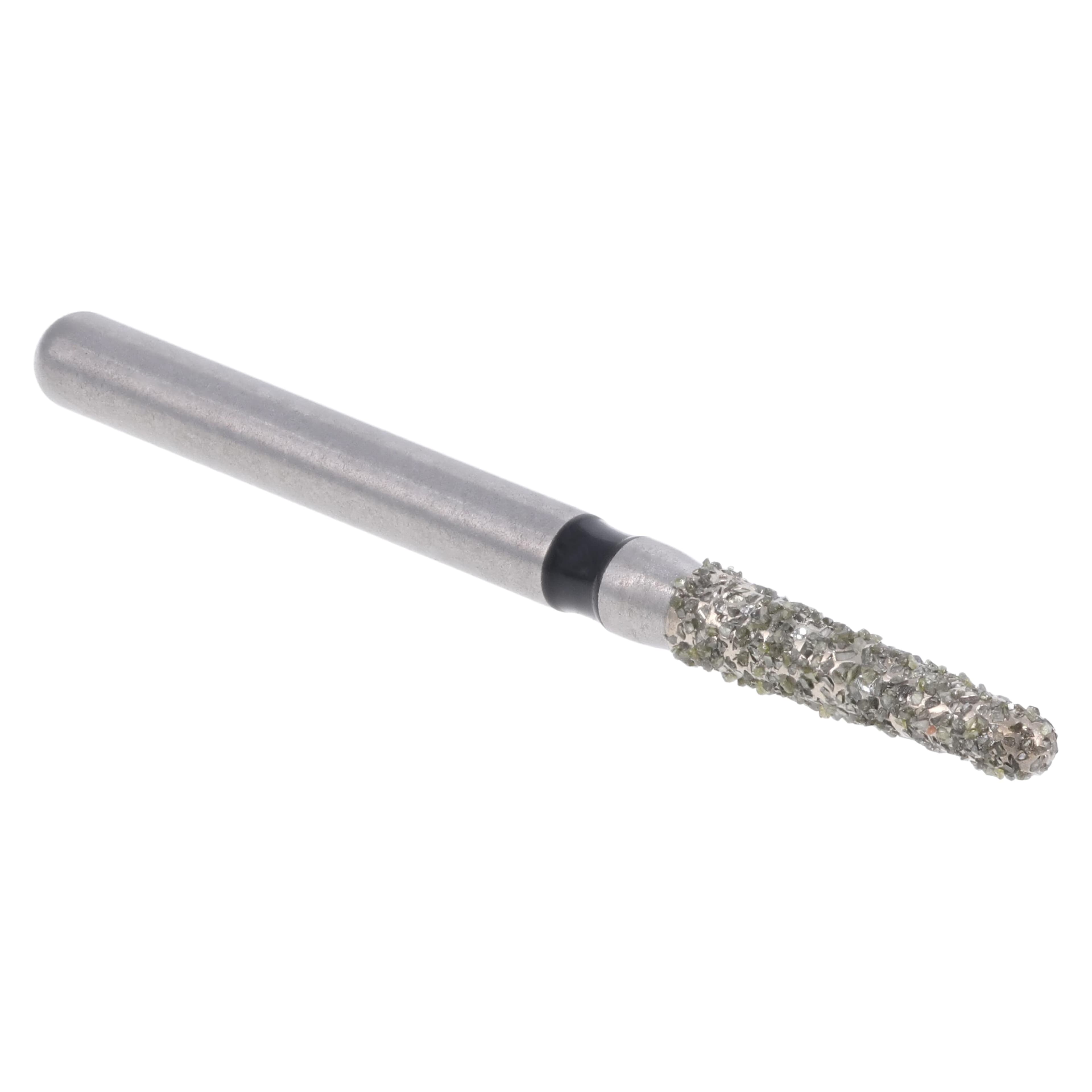 Meisinger Single-Use Sterile Diamond Burs, FG, Tapered Round End, #1116.7C, 1.6 mm, Coarse, Green, 25/Pk thumbnail 3