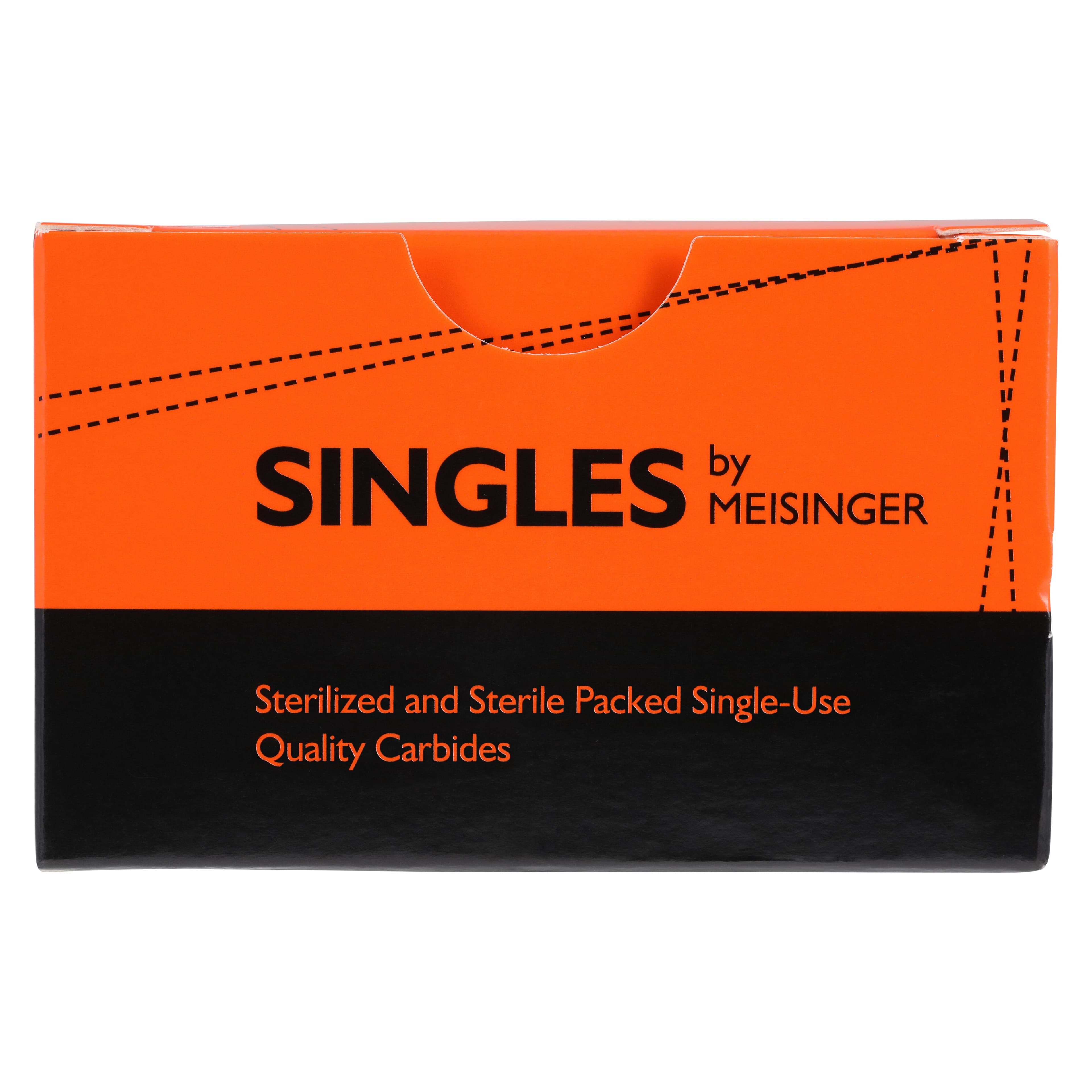 Meisinger Single-Use Sterile Diamond Burs, FG, Tapered Round End, #1116.7C, 1.6 mm, Coarse, Green, 25/Pk thumbnail 7