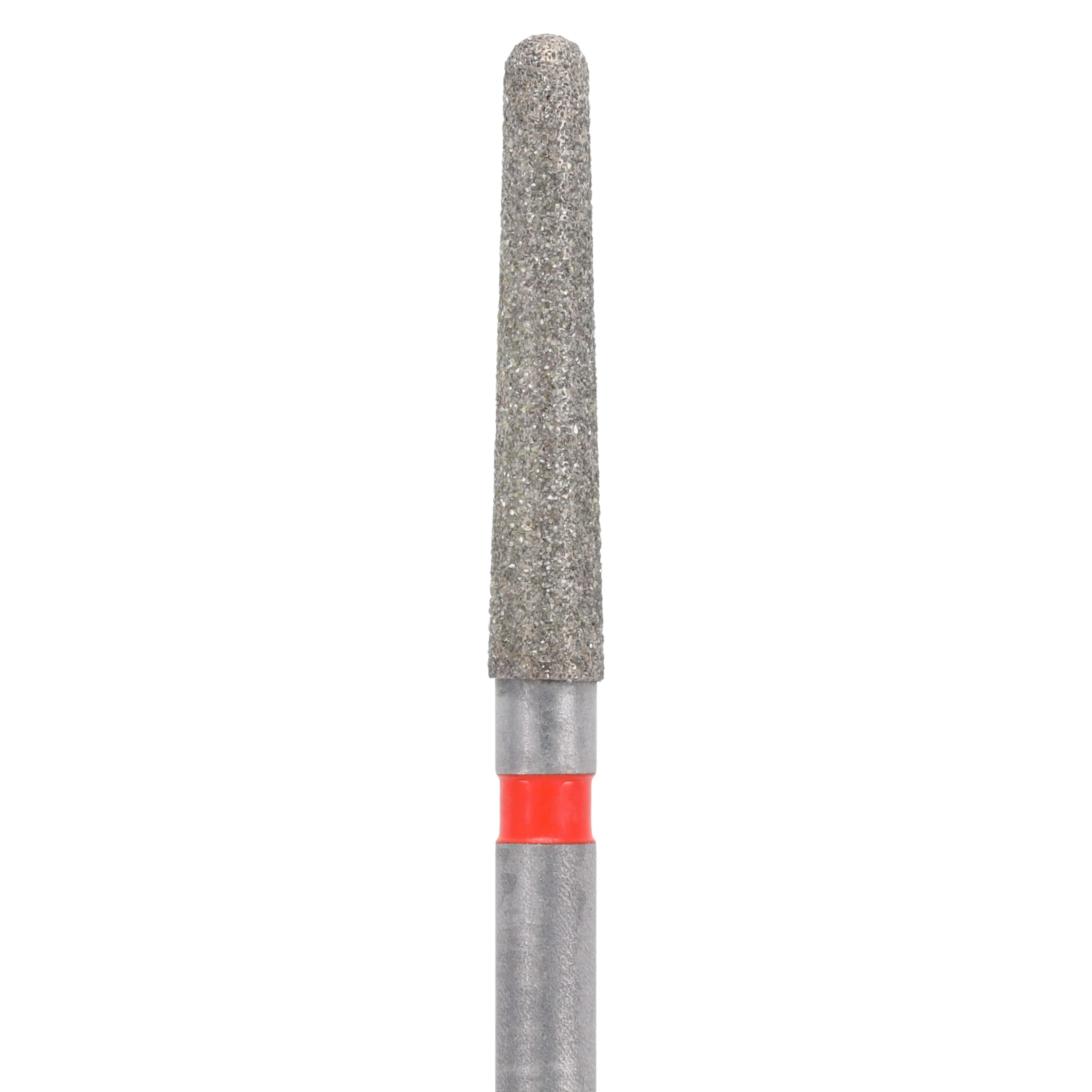 Meisinger Single-Use Sterile Diamond Bur, Friction Grip, Tapered Round End, Fine, Red, 1.8 mm, 25/Pk, 1118.9F thumbnail 2