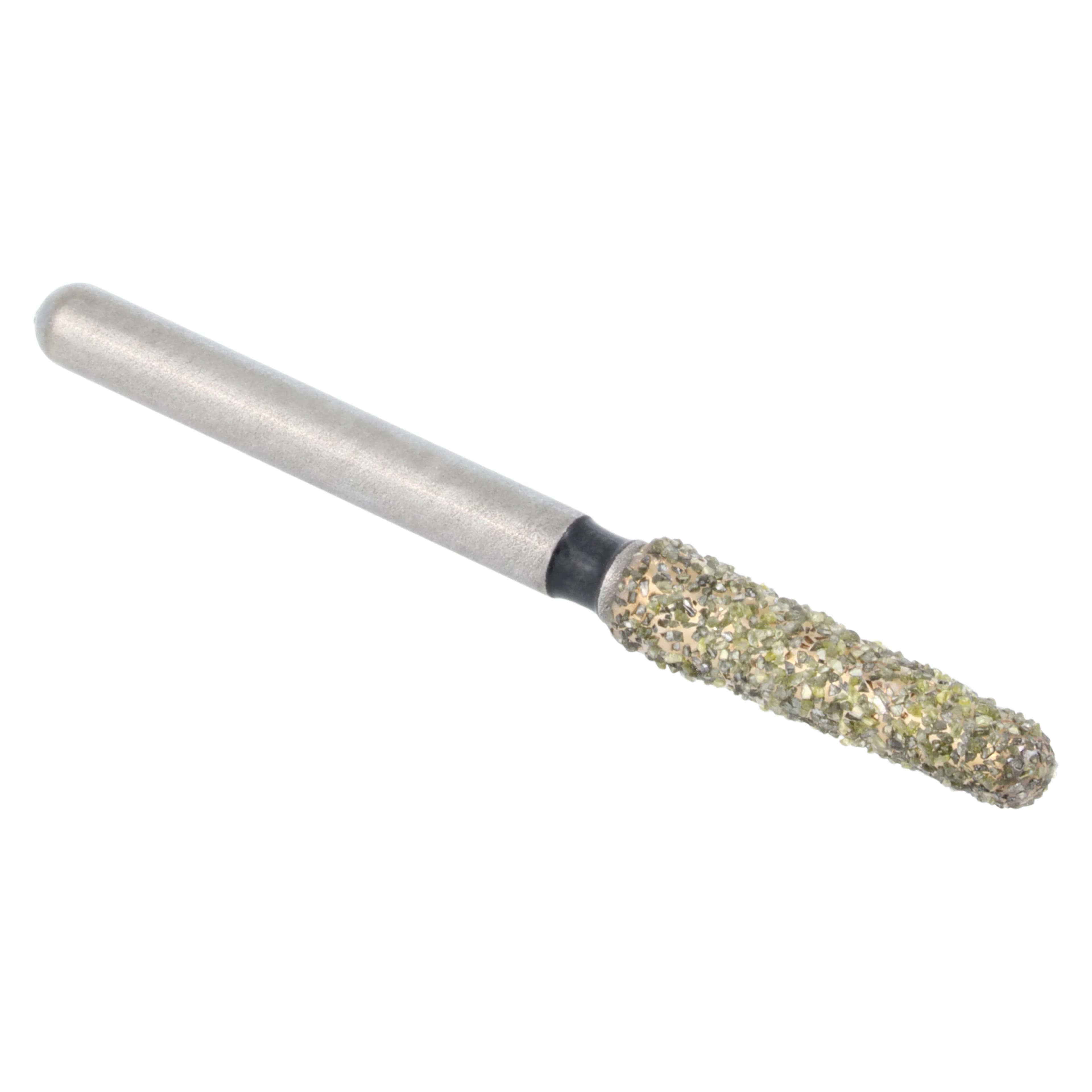 Meisinger Single-Use Sterile Diamond Bur, FG, Tapered Round End, #1121.8C, 2.1 mm, Super Coarse, Black, 25/Pk thumbnail 3