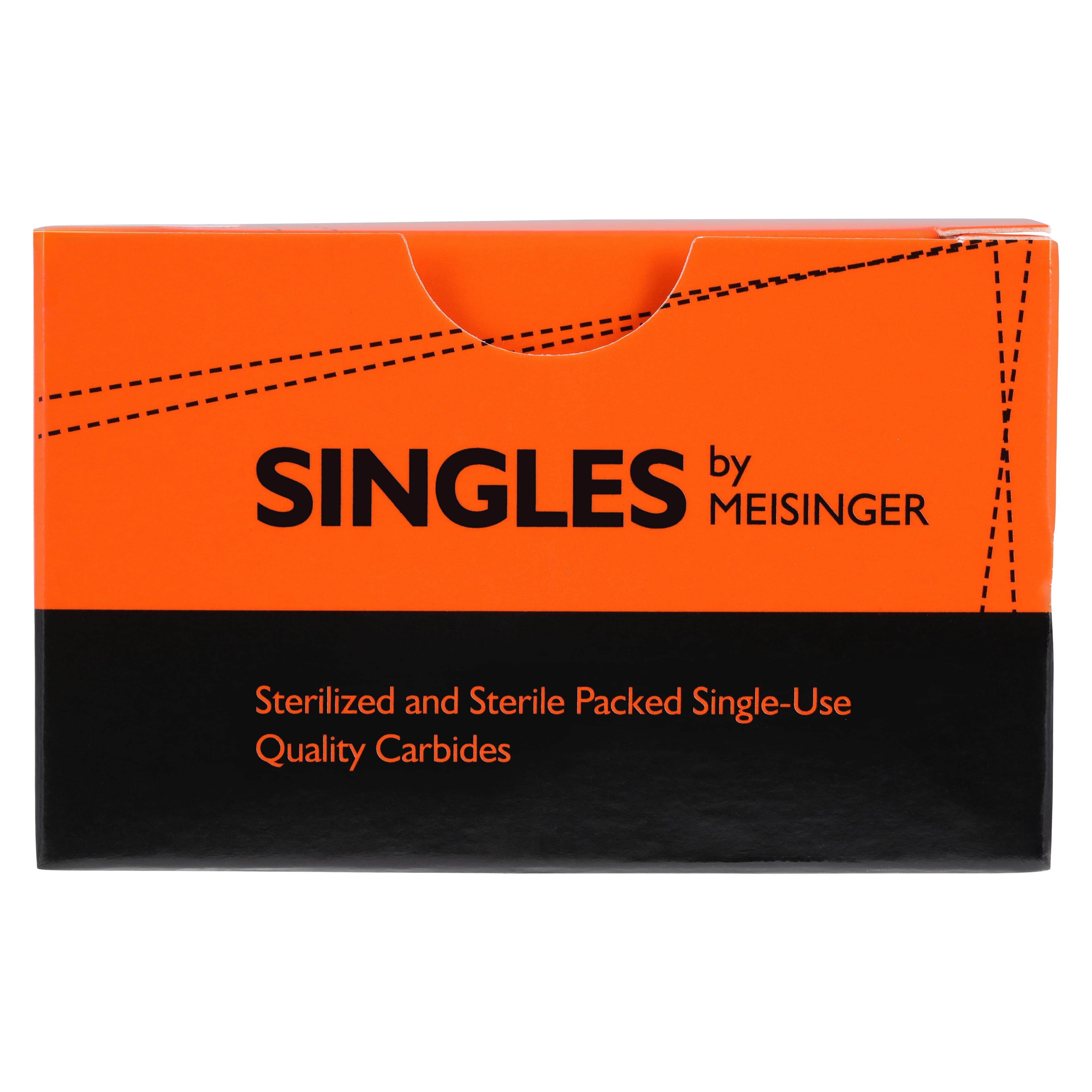 Meisinger Single-Use Sterile Diamond Burs, FG, Cylinder Round End, #1210.7C, 1.0 mm, Coarse, Green, 25/Pk thumbnail 7
