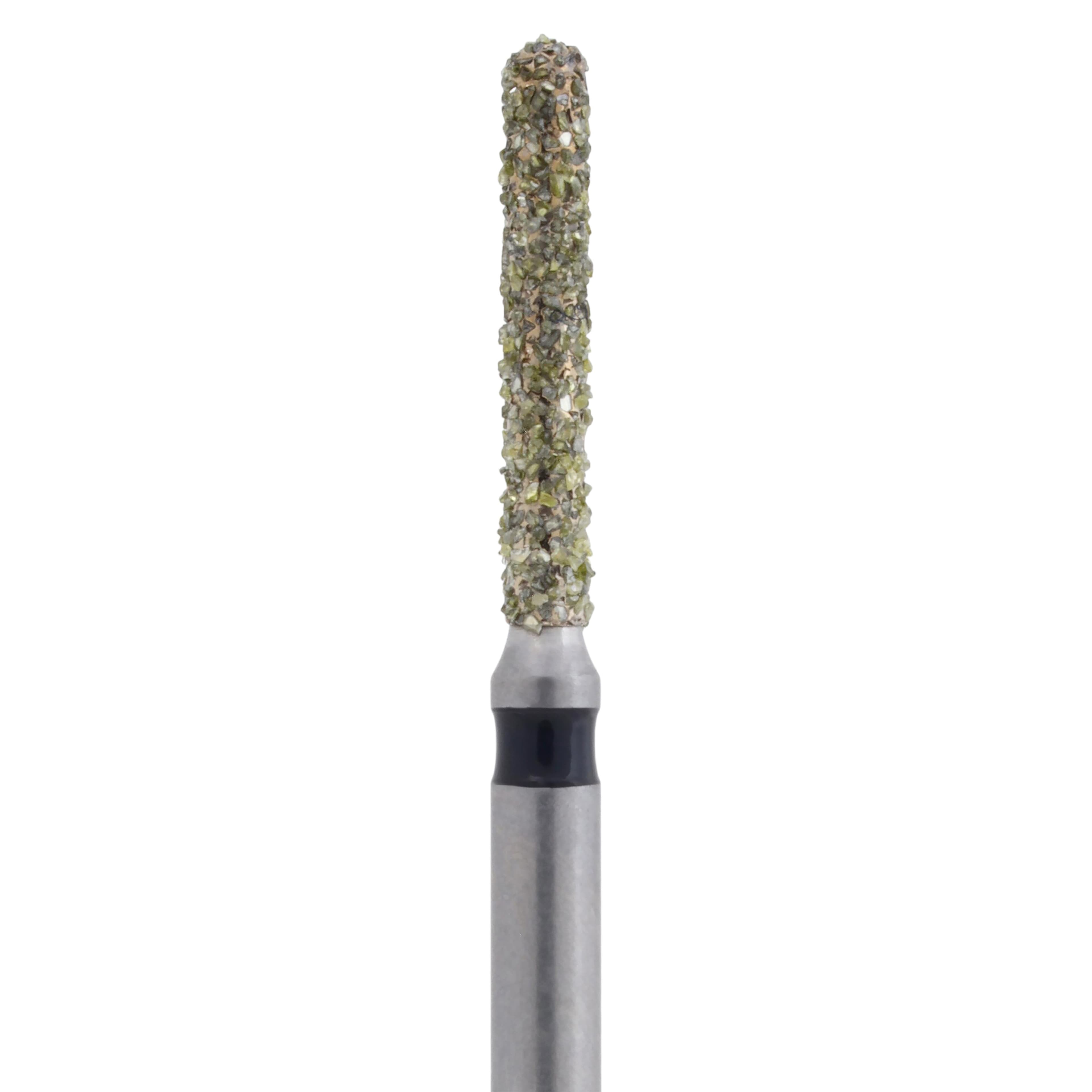 Meisinger Single-Use Sterile Diamond Burs, FG, Cylinder Round End, #1214.8C, 1.4 mm, Super Coarse, Black, 25/Pk thumbnail 2