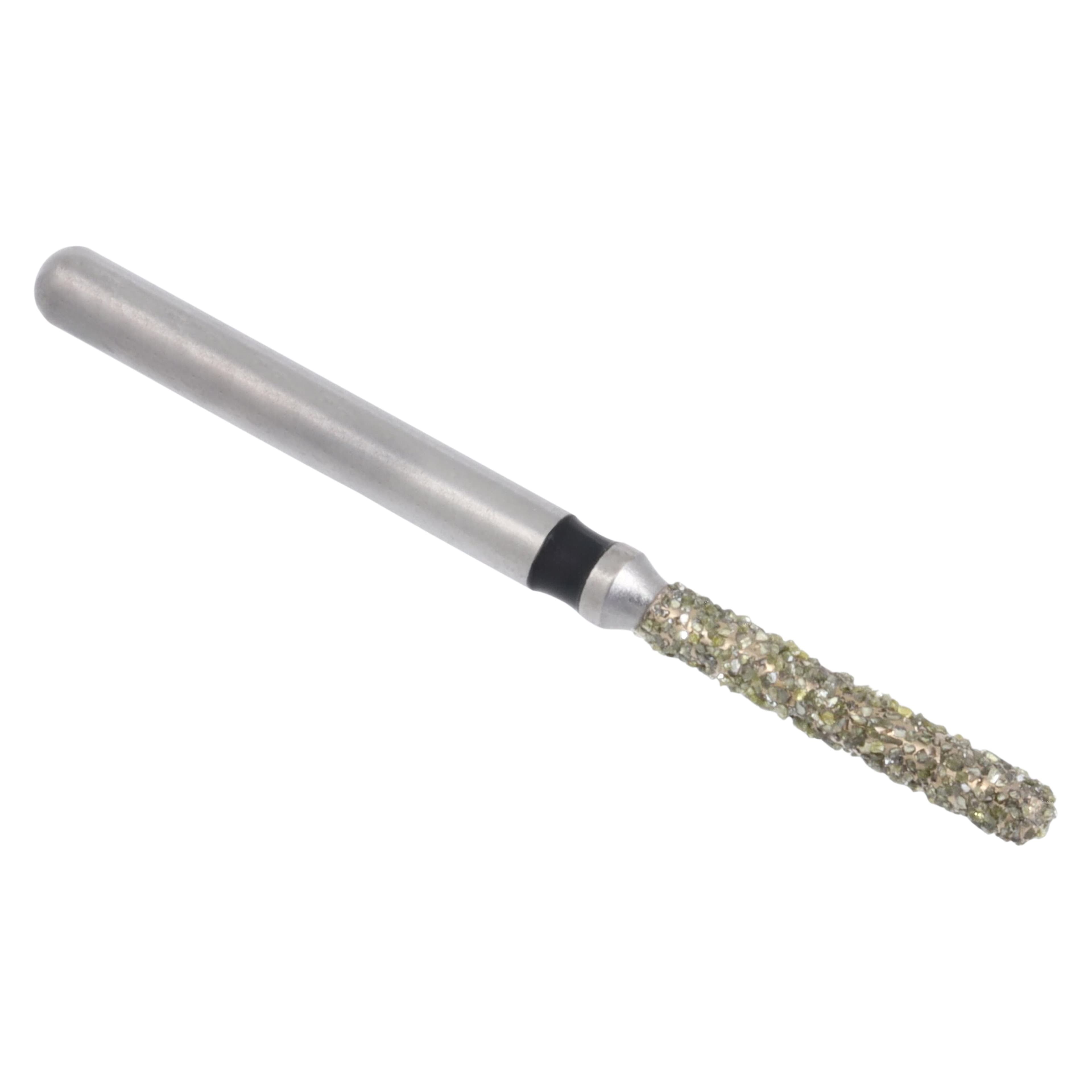 Meisinger Single-Use Sterile Diamond Burs, FG, Cylinder Round End, #1214.8C, 1.4 mm, Super Coarse, Black, 25/Pk thumbnail 3