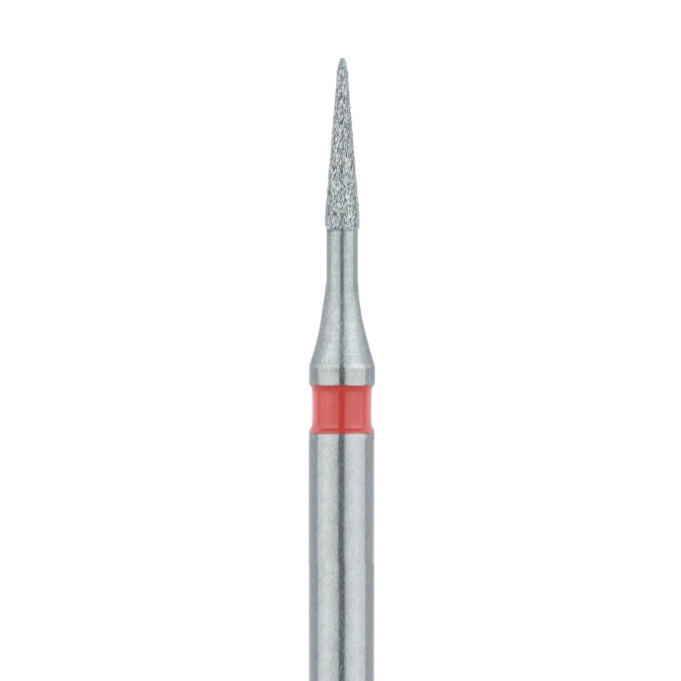 Meisinger Single-Use Sterile Diamond Bur, FGSS, Needle, #1300FS, 0.8 mm, Fine, Red, 25/Pk - Meisinger Single-Use Sterile Diamond Burs, FGSS, Needle, # 1300FS, 0.8 mm, Fine, Red, 25/Pk - Image 1