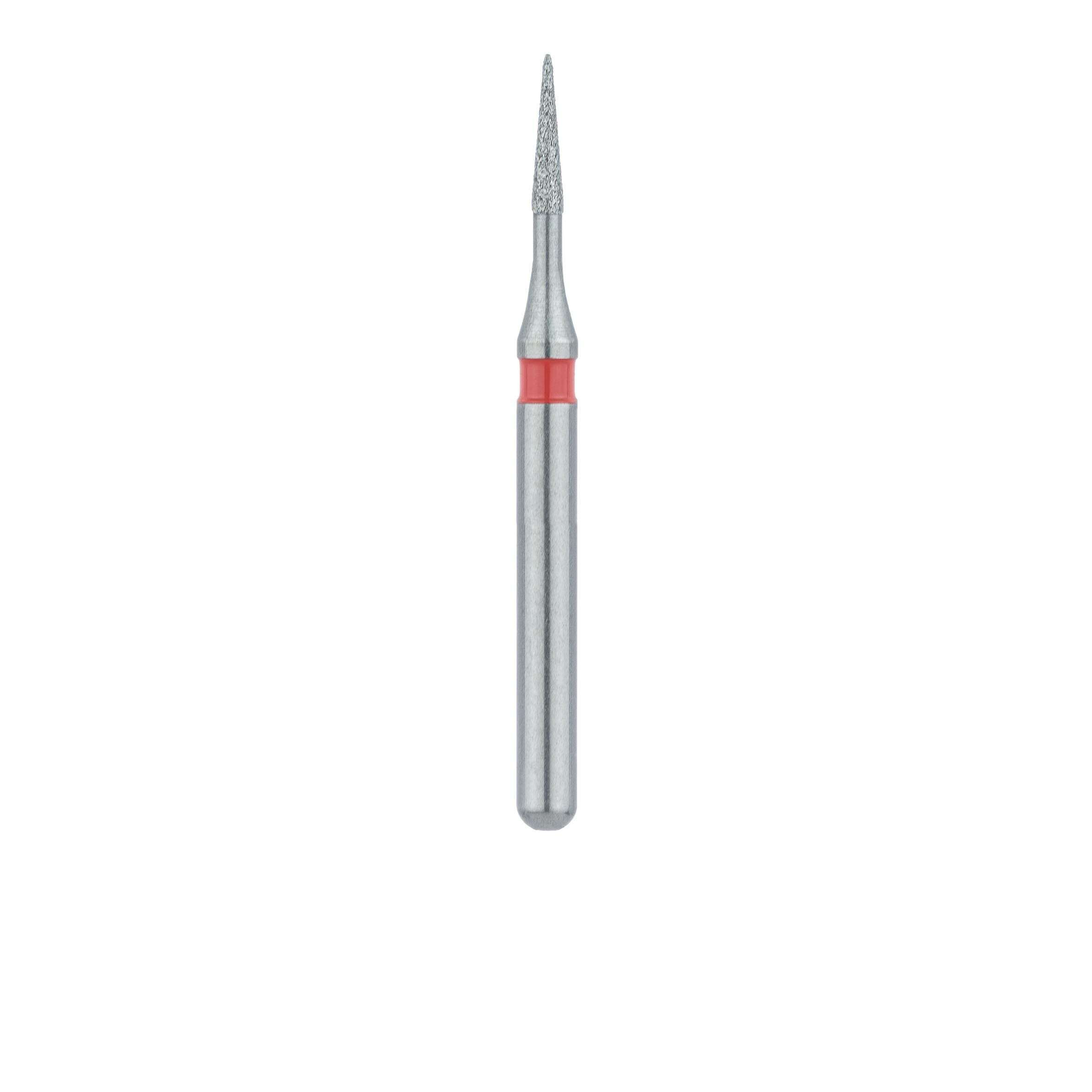 Meisinger Single-Use Sterile Diamond Bur, FGSS, Needle, #1300FS, 0.8 mm, Fine, Red, 25/Pk thumbnail 2
