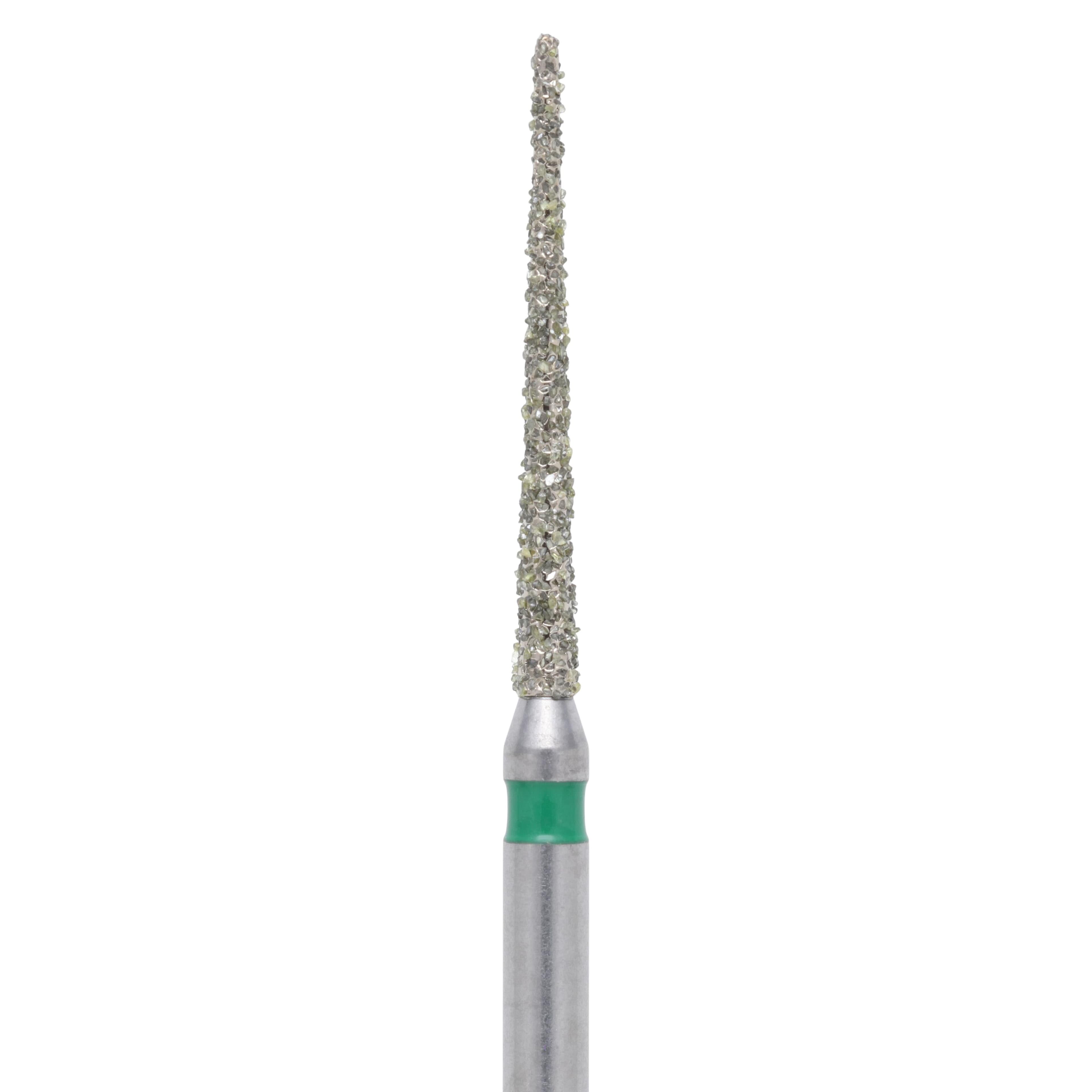 Meisinger Singles Disposable Diamond Bur, FG Friction Grip, Extra Long Needle, 1.2mm, Coarse, Green, 25/Pack, #1312.11C thumbnail 2