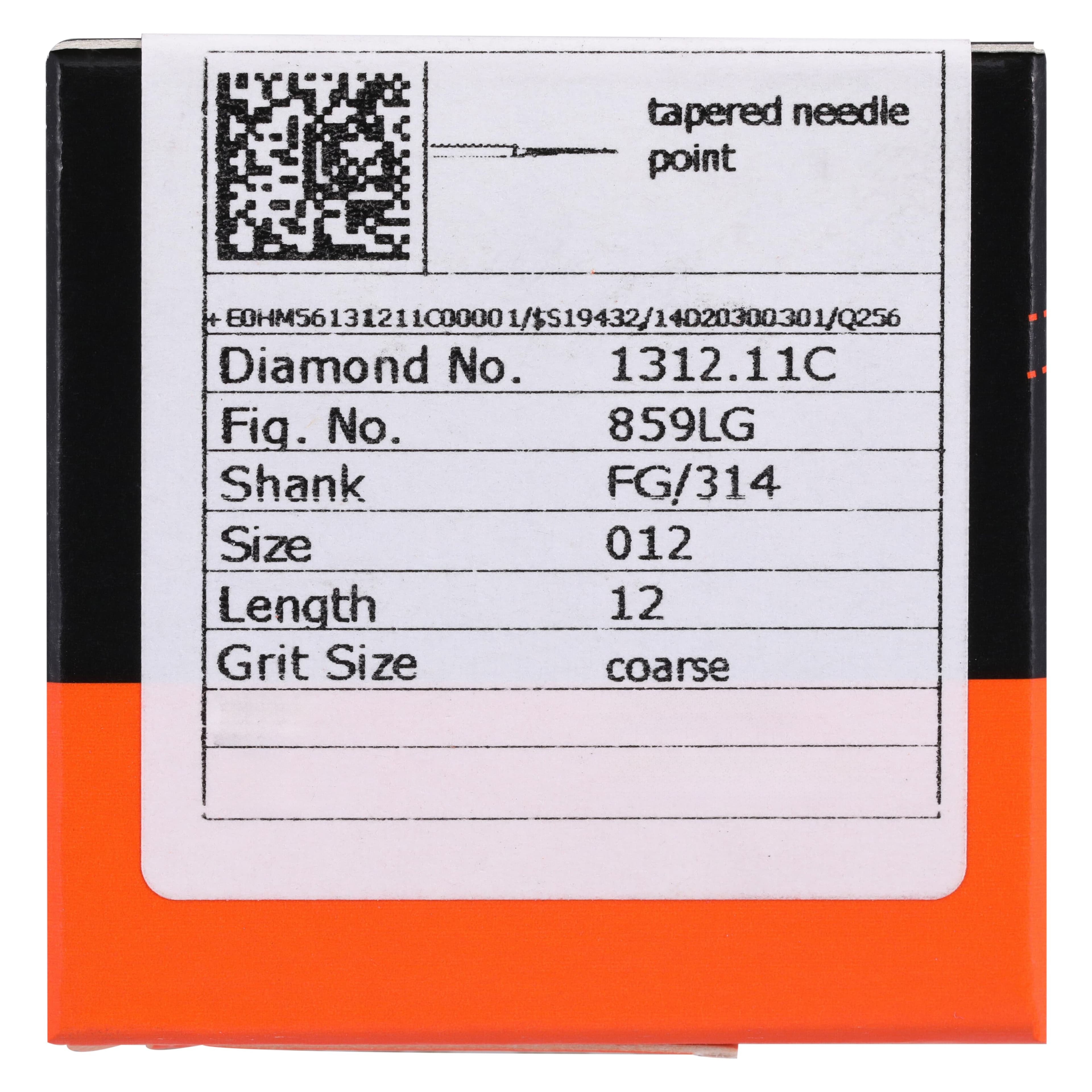 Meisinger Singles Disposable Diamond Bur, FG Friction Grip, Extra Long Needle, 1.2mm, Coarse, Green, 25/Pack, #1312.11C thumbnail 8