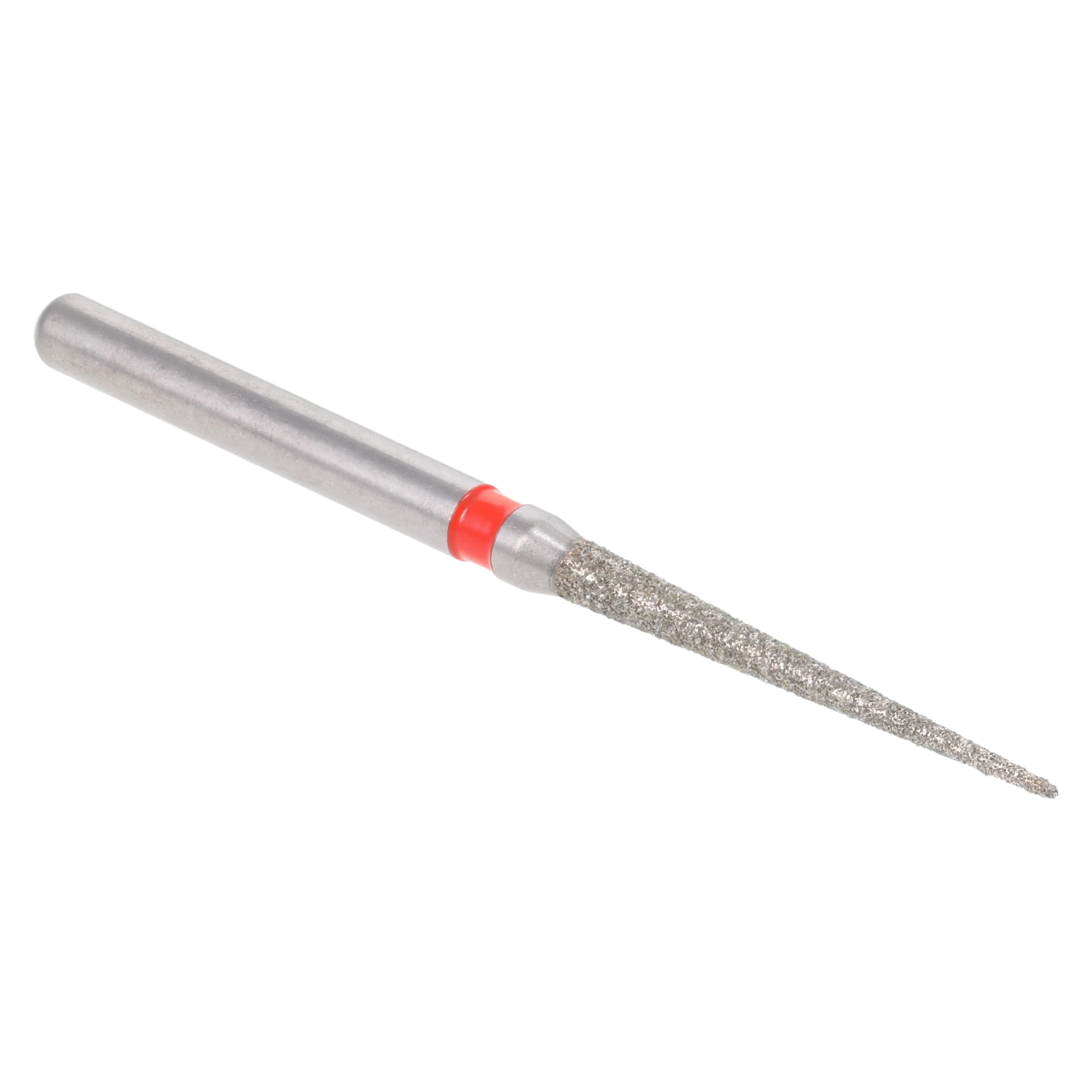 Meisinger Singles Single-Use Sterile Diamond Bur, FG, Extra Long Needle, #1312.11F, 1.2 mm, Fine, Red, 25/Pk thumbnail 3