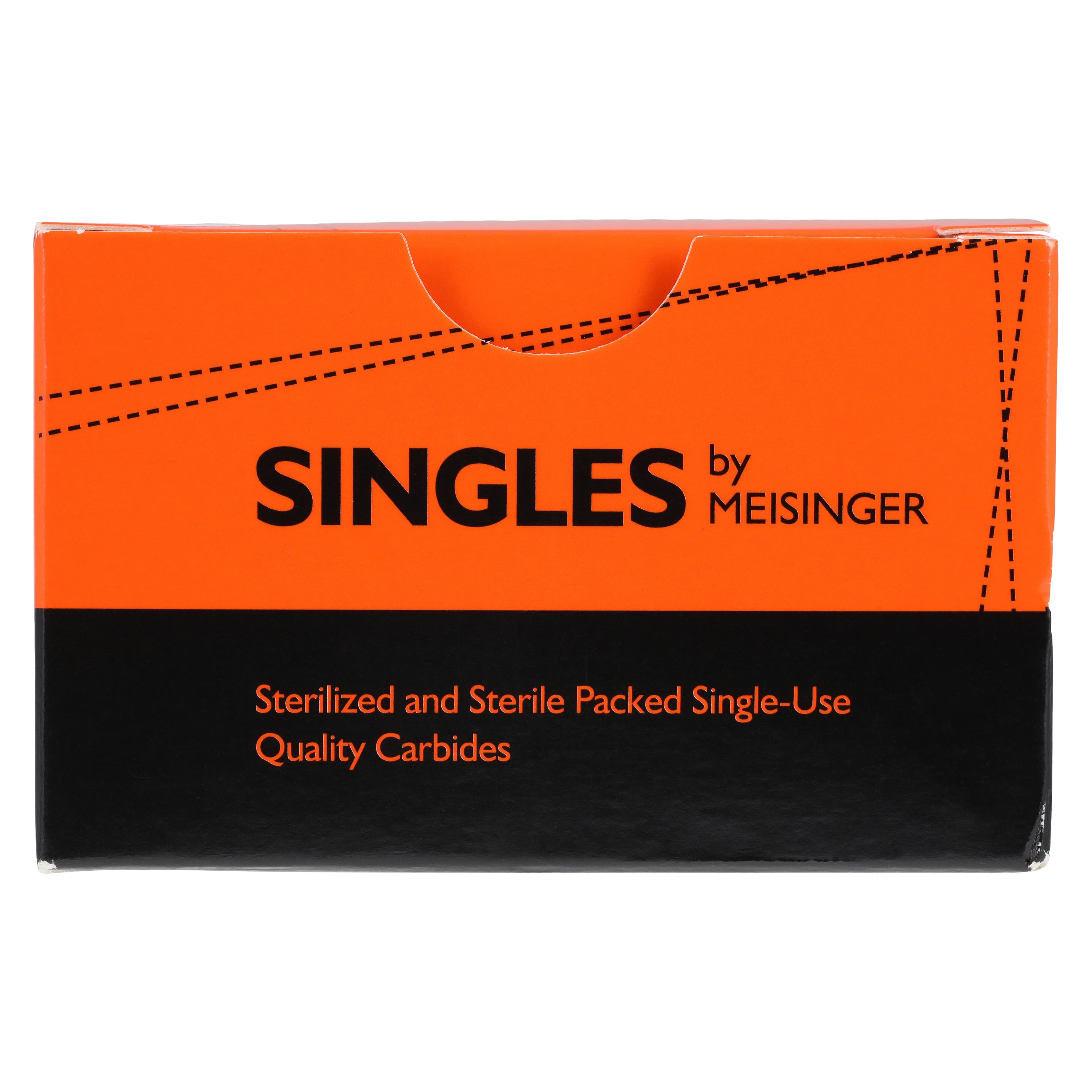 Meisinger Single-Use Sterile Diamond Burs, FG, Flame, #1510.8C, 1.0 mm, Coarse, Green, 25/Pk thumbnail 7