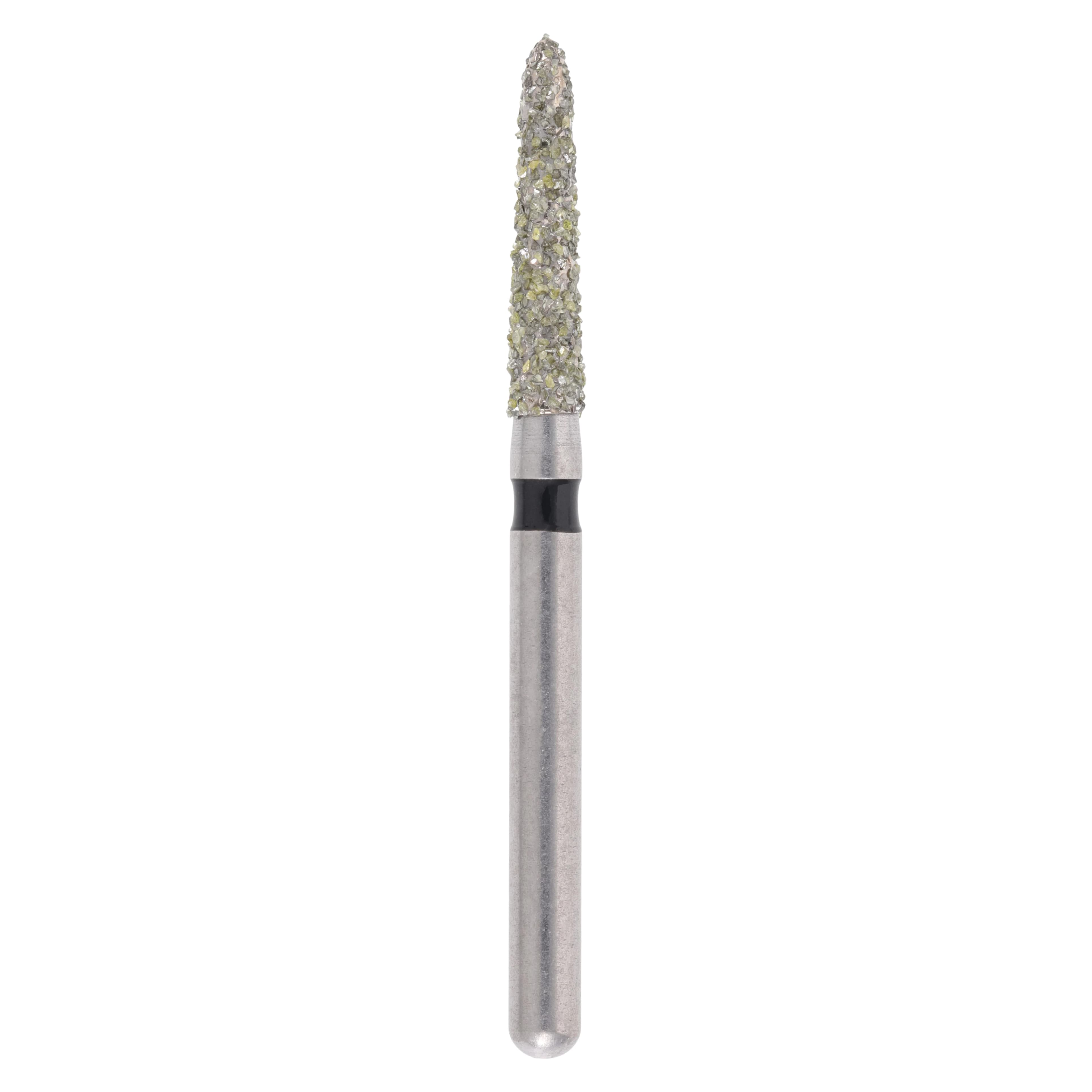 Meisinger Singles Disposable Diamond Bur FG, Pointed Taper, Super Coarse, #1718.8C, 1.8mm Diameter, 8mm Length, 25/Bx - Meisinger FG Single-Use Diamonds - Super Coarse - #1718.8C - Image 1