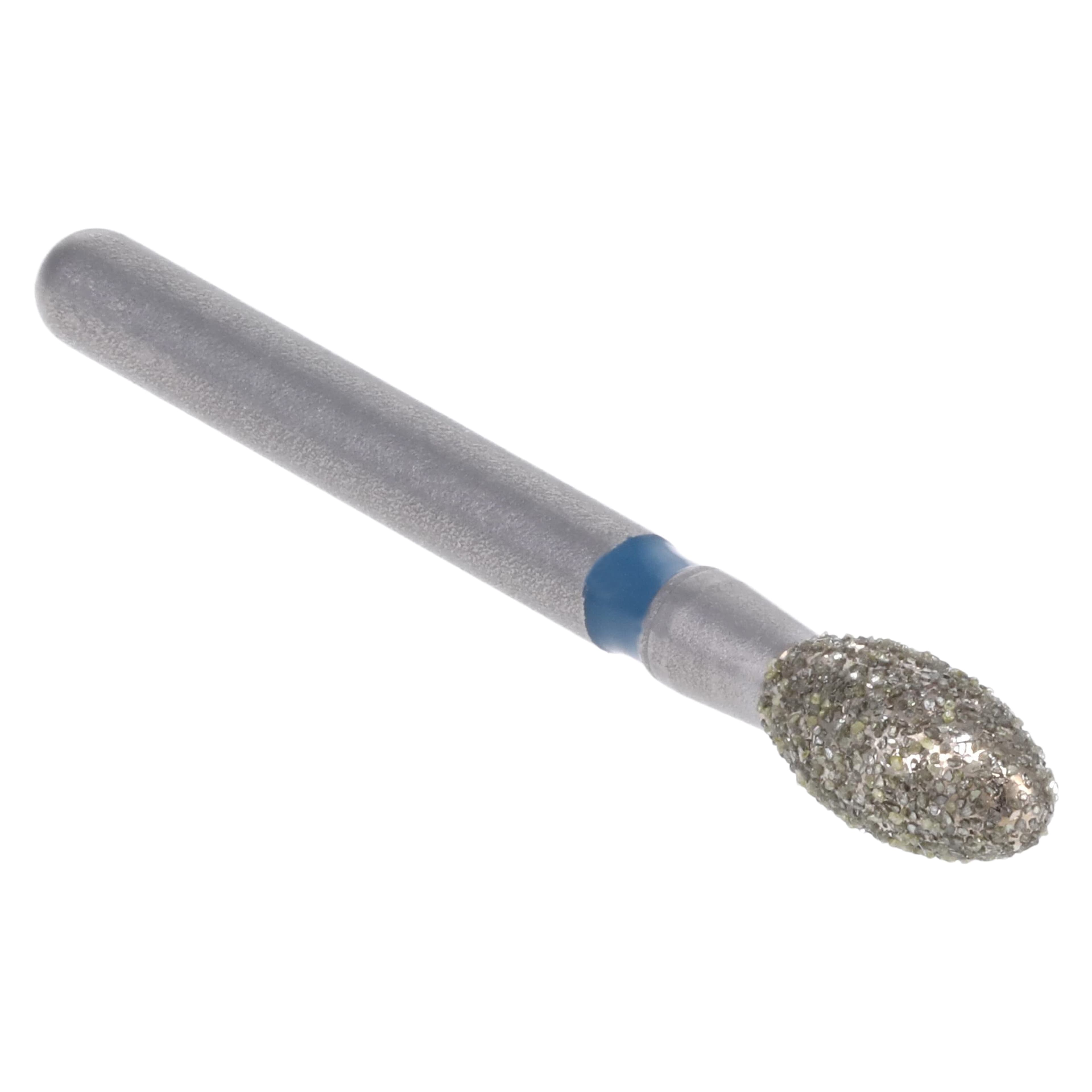 Meisinger Single-Use Sterile Diamond Burs, FG, Egg/Football, #1900M, 2.3 mm, Medium, Blue, 25/Pk thumbnail 3