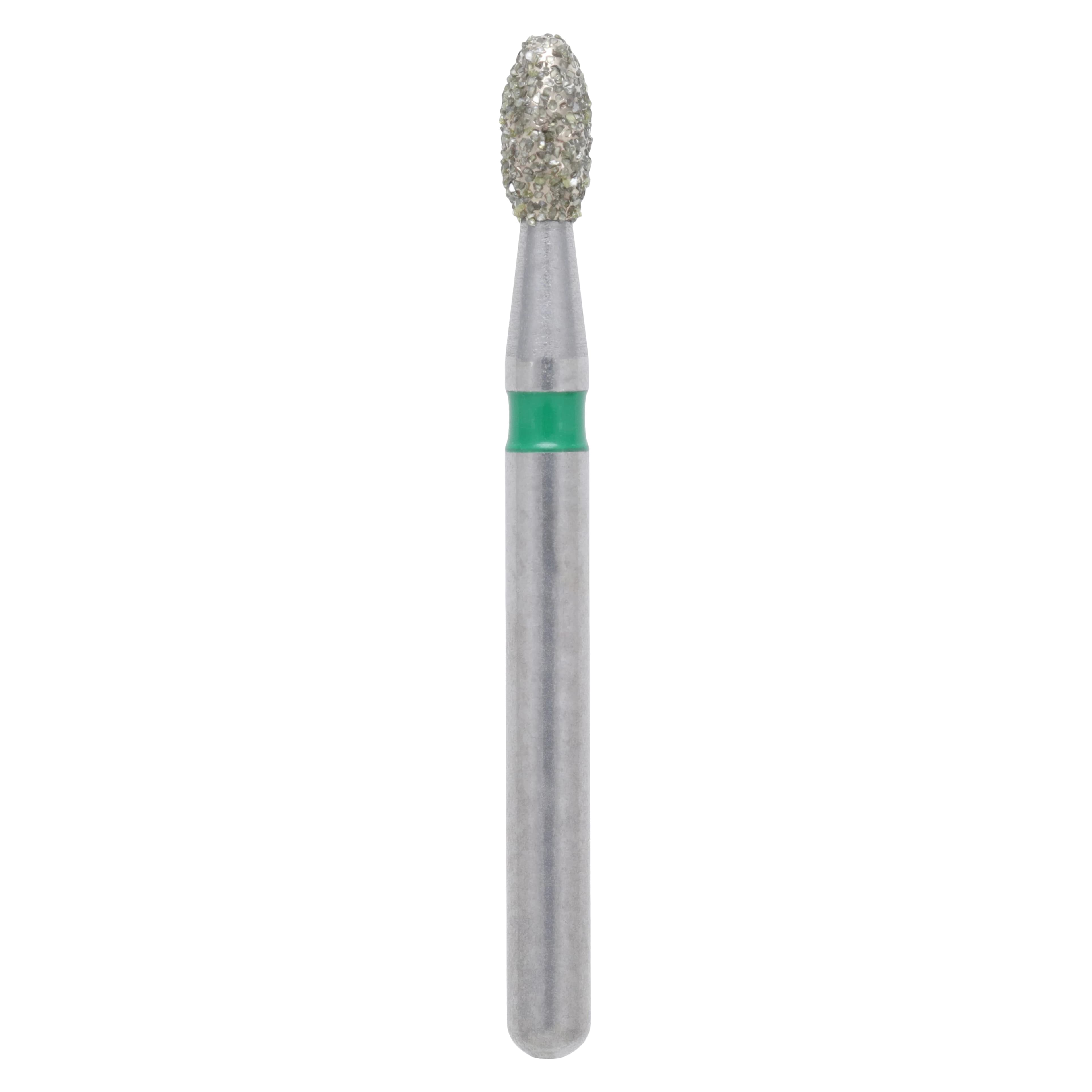 Meisinger Singles FG Single-Use Diamond Bur, Football/Egg #1908C, Coarse, 1.8mm, 25/Pk - Meisinger FG Single-Use Diamonds - Coarse - #1908C - Image 1