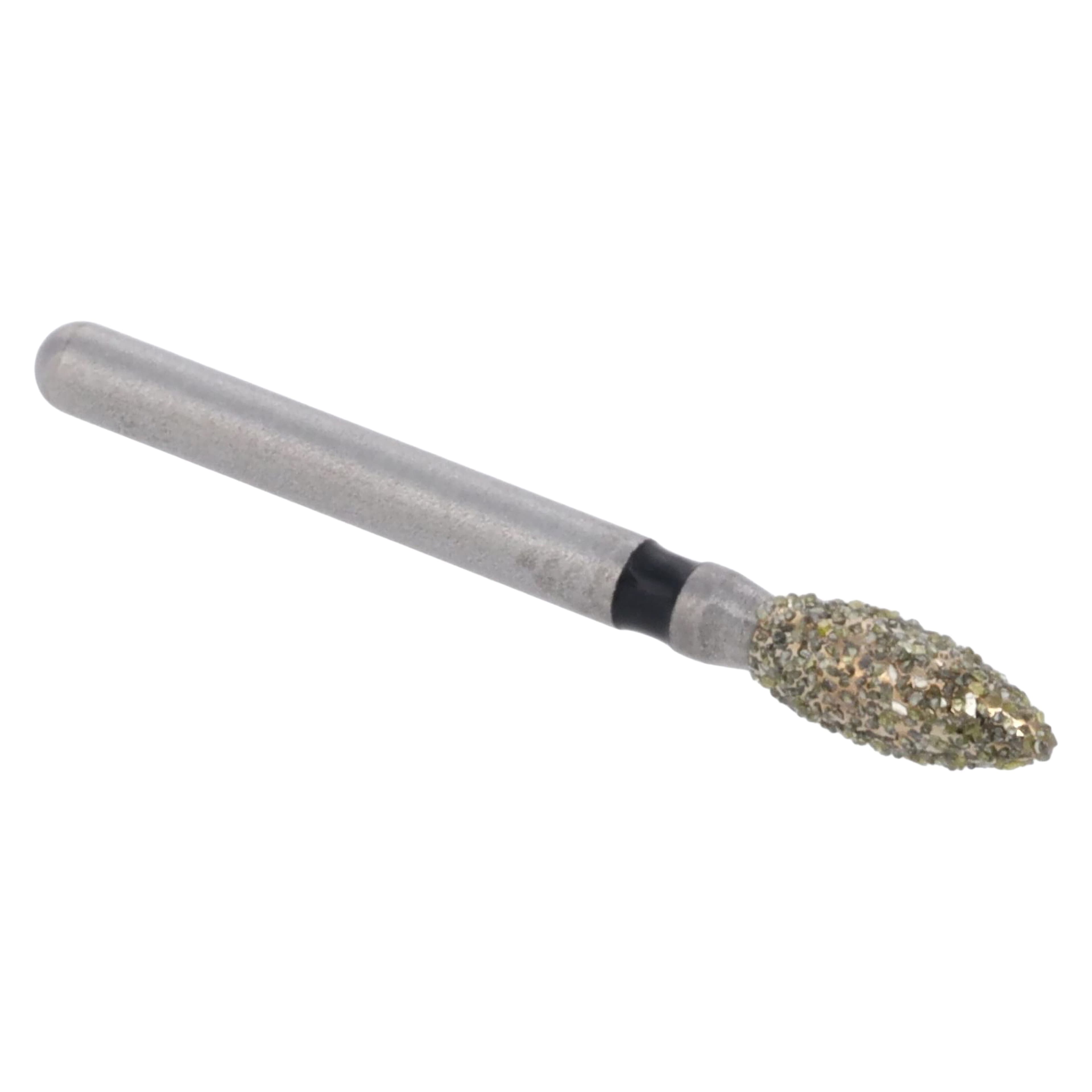 Meisinger Single-Use Sterile Diamond Burs, FG, Pointed Football, #1923C, 2.3 mm, Coarse, Green, 25/Pk thumbnail 3