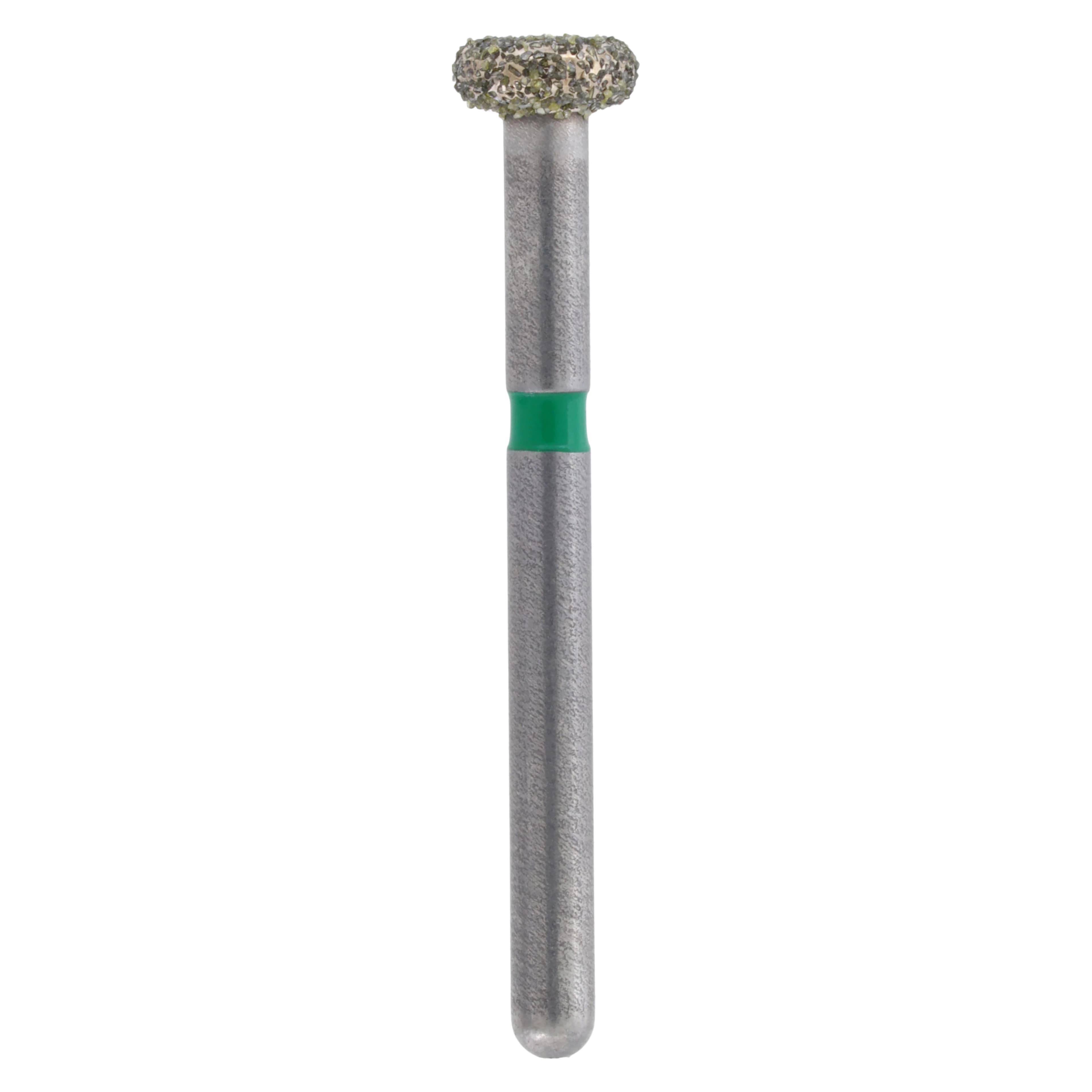 Meisinger Singles Disposable Diamond Bur, FG, Wheel 2035C, 3.5mm, Coarse, Green Ring, Sterile, 25/Pkg - Meisinger FG Single-Use Diamonds - Coarse - #2035C - Image 1
