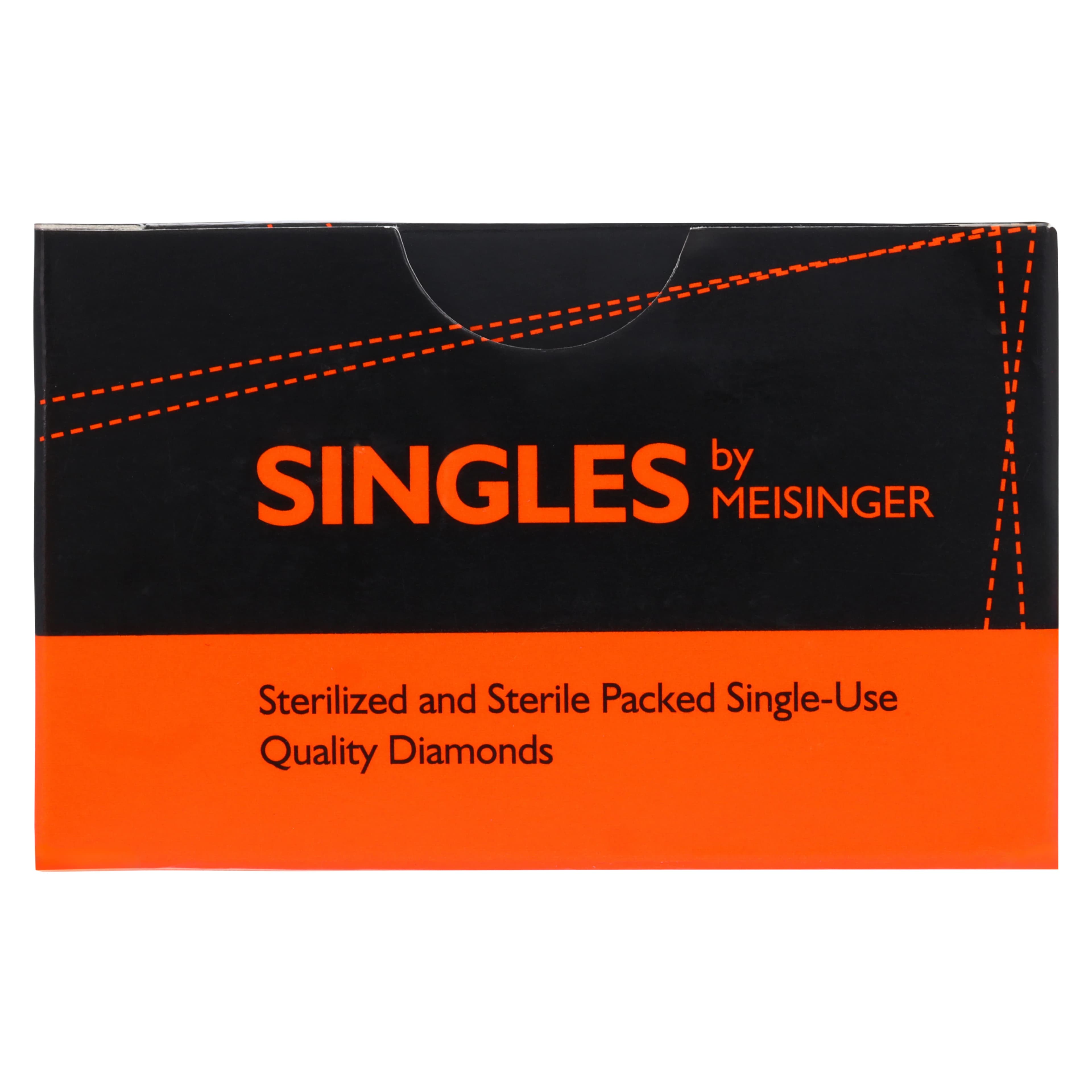 Meisinger Single-Use Sterile Diamond Bur, FG, Barrel, #2137C, 3.7 mm, Coarse, Green, 25/Pk thumbnail 7