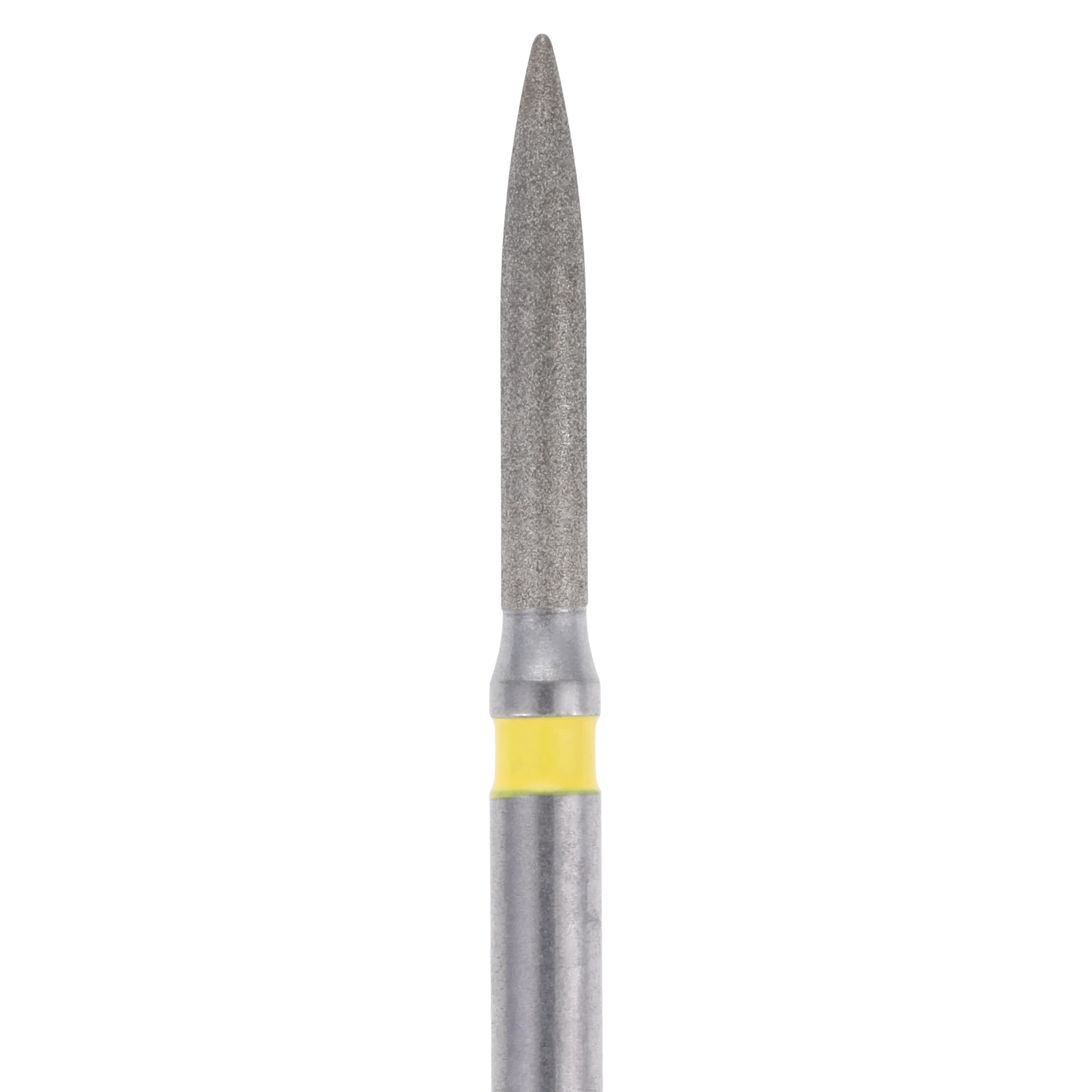 Meisinger Singles Disposable Diamond Bur FG, Flame 3512.8VF, Extra Fine, 1.2mm, 25/Pk thumbnail 2