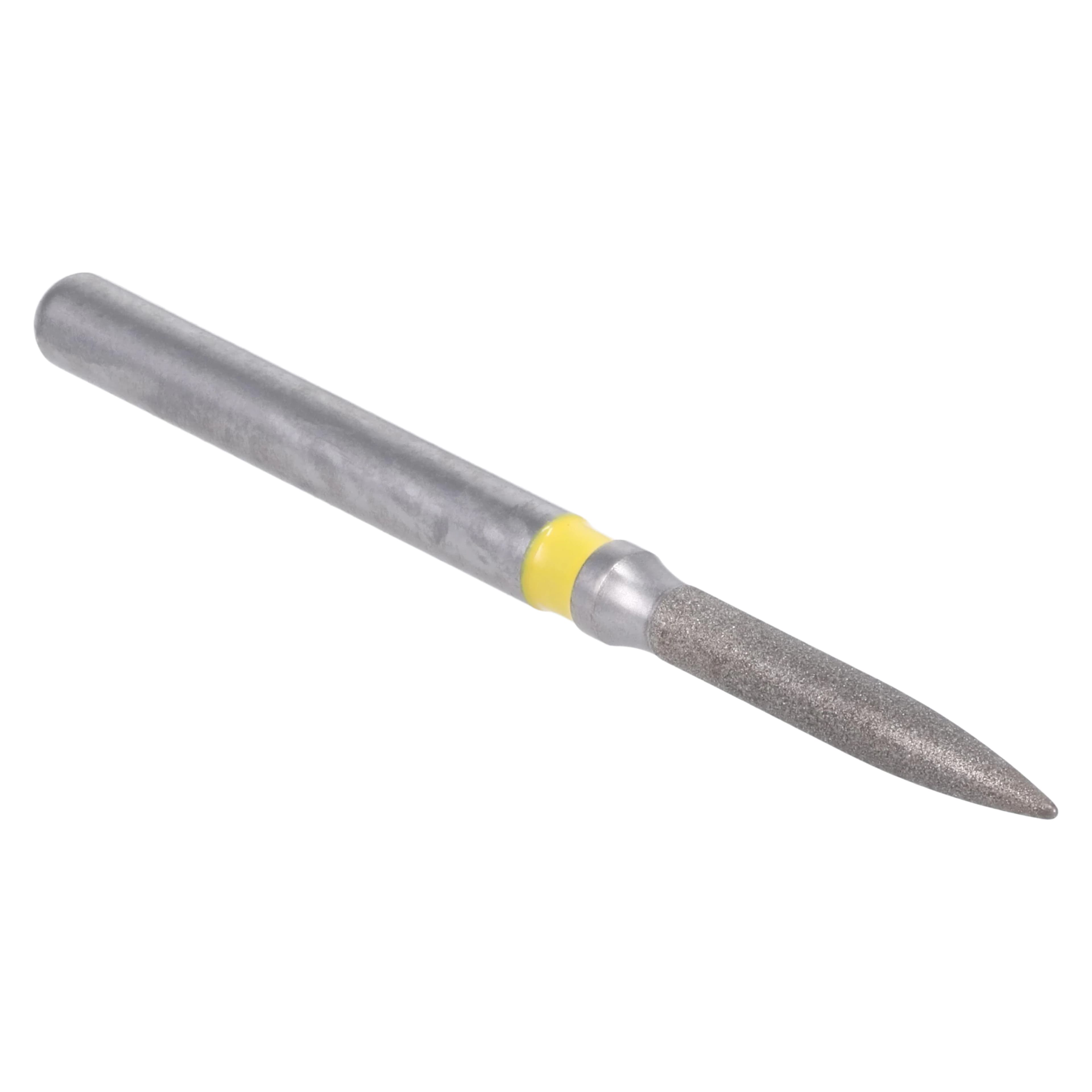 Meisinger Singles Disposable Diamond Bur FG, Flame 3512.8VF, Extra Fine, 1.2mm, 25/Pk thumbnail 3