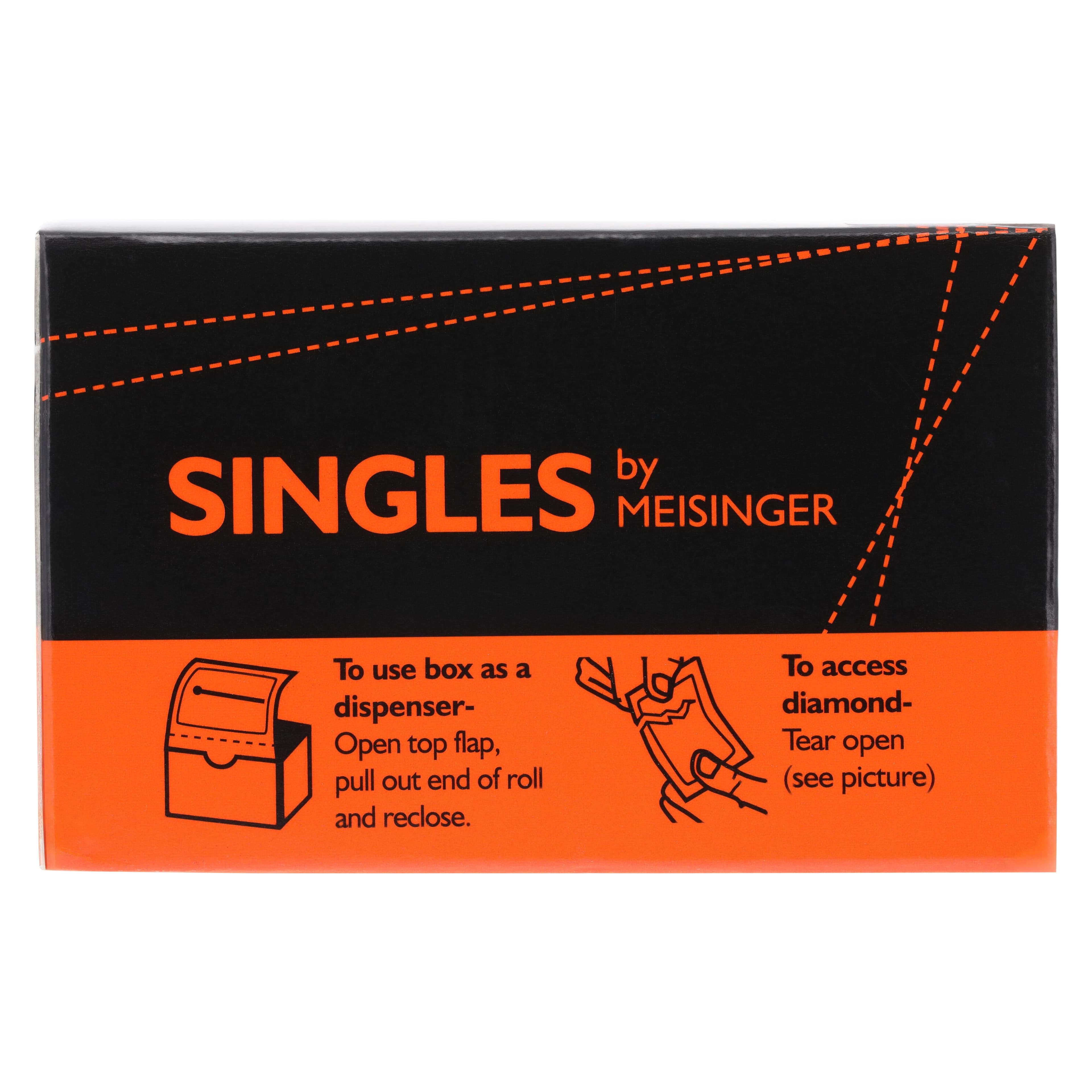 Meisinger Singles Disposable Diamond Bur FG, Flame 3512.8VF, Extra Fine, 1.2mm, 25/Pk thumbnail 8