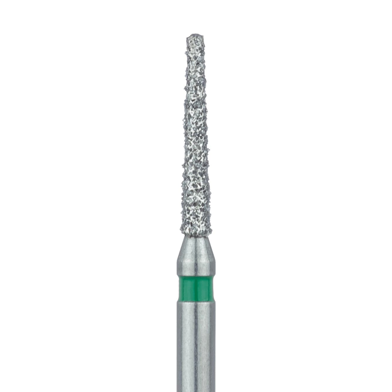 Meisinger Multi-Use Diamond Bur, Friction Grip, Round-End Taper Chamfer, 856G, 1.2 mm, Coarse, Green, 5/Pk, 856G-012-FG - Multi-Use Diamond Bur, Friction Grip, Round-End Taper Chamfer, 856G, 1.2 mm, Coarse, Green, 5/Pk, 856G-012-FG - Image 1