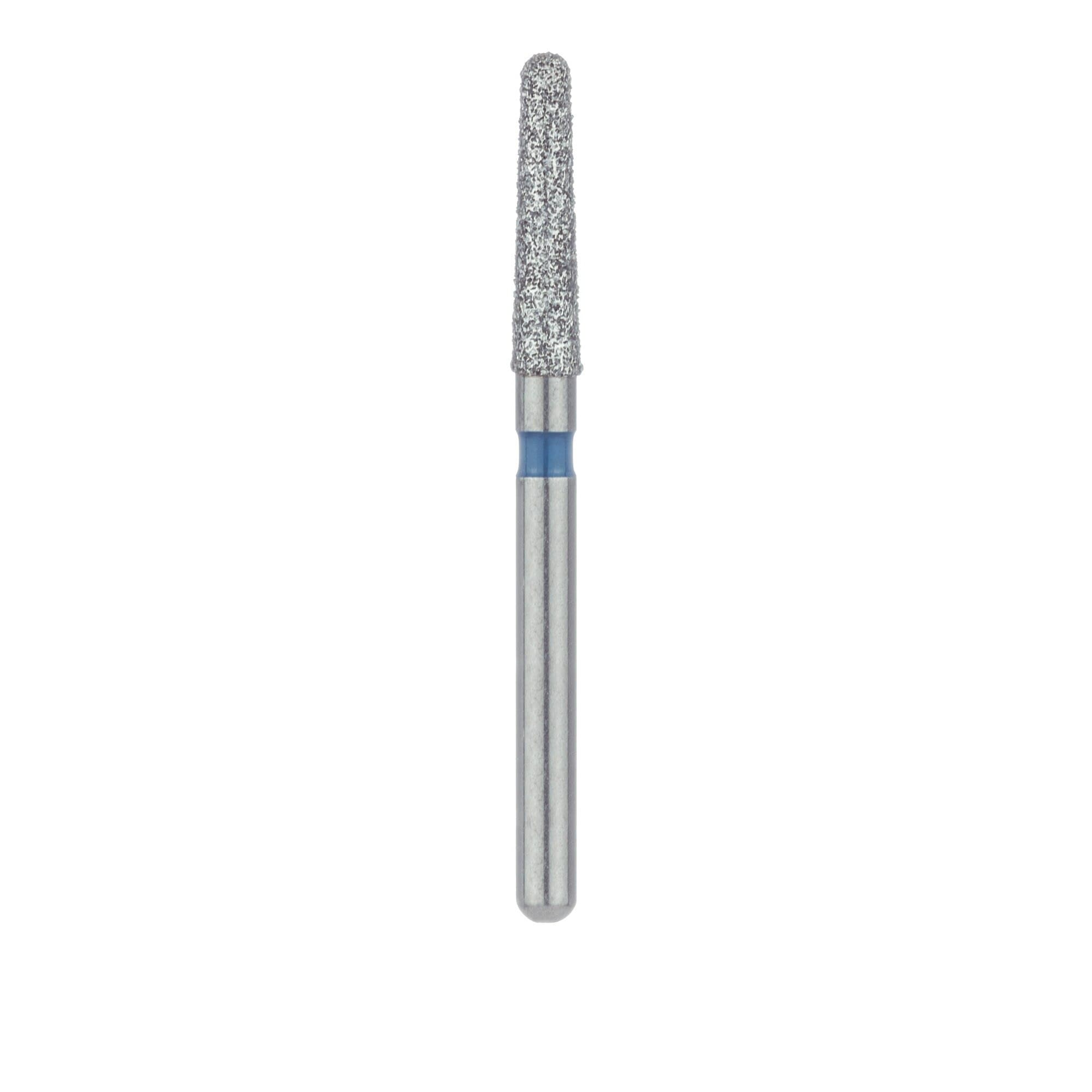 Meisinger Diamond Bur, FG, Medium (Blue), Round End Tapered Chamfer, 856-018-FG, 1.8 mm Head, 5/Pack thumbnail 2