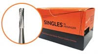Meisinger Singles Sterile Carbide Bur, FG Friction Grip, Round #2, 1.0mm Head, 25/Pack, HM1-010-FG - Meisinger FG Sterile-Packed Carbide Burs - #2 - Image 1