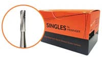 Meisinger Singles Sterile Carbide Bur FG #557, Cylinder, 1.0 mm, 25/Pk, HM31-010-FG - Meisinger FG Sterile-Packed Carbide Burs - #557 - Image 1
