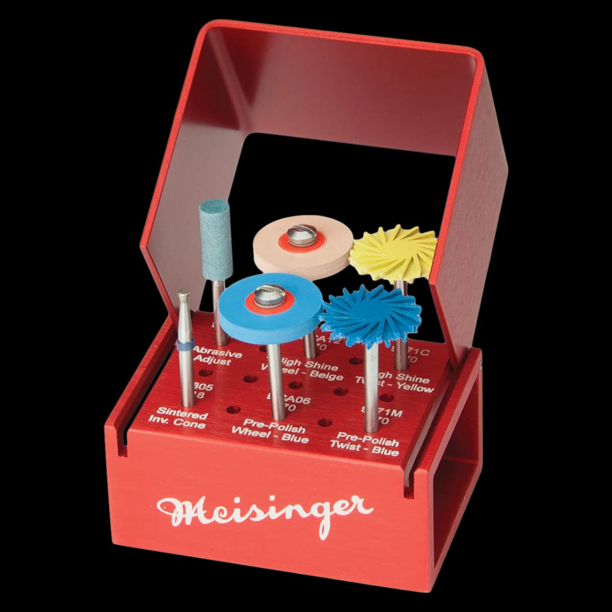 Meisinger Twist Polisher Lab Kit for Zirconia (GC03), Extraoral, According to Dr. Greg Campbell - Twist Polisher Lab Kit for Zirconia - Image 1