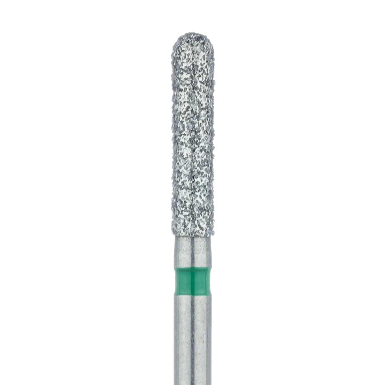 Meisinger Diamond Bur, Round End Cylinder, FG, Coarse, Green, 1.8mm, 881G-018, 5/Pack - Meisinger Diamond 1.8mm Coarse Round Cylinder FG 5Pk - Image 1