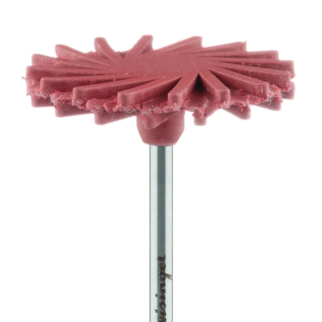Meisinger LUSTER Twist Porcelain Polisher, Fine, Pink, 26mm, HP Shank, 2/Pkg, 9771F-260-HP - Twist Polishers for Ceramic, Ceramic Polisher, 2/Pkg, 9771F-260-HP - Image 1