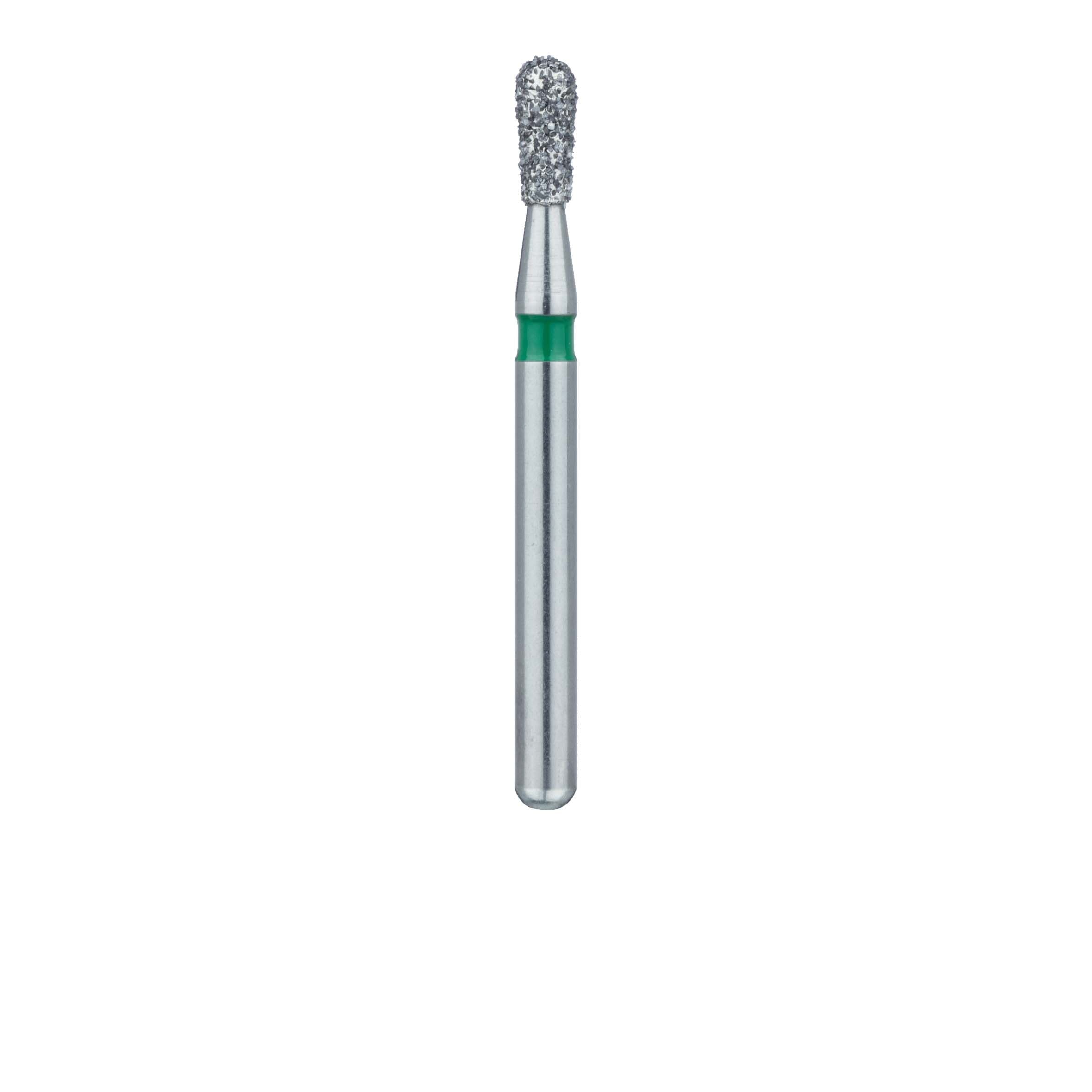 Meisinger 809RG-016-FG Coarse Diamond Bur, Round End Pear, 1.6mm, Friction Grip, 5/Pack thumbnail 2