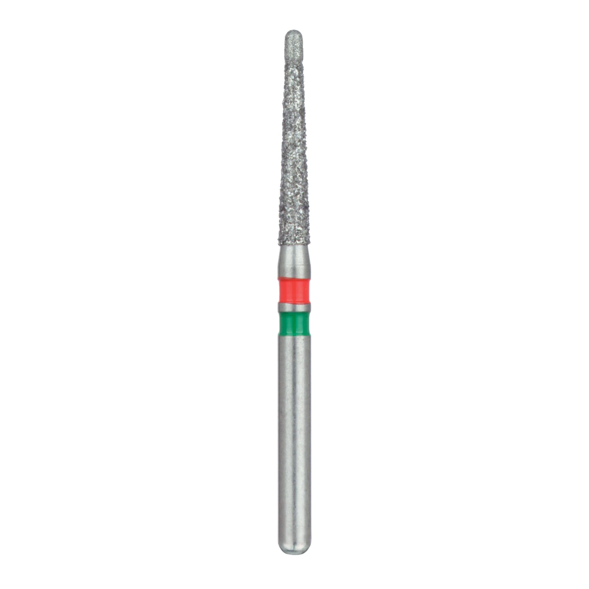 Meisinger 852GF-016 FG Fine/Coarse Diamond Bur, Tapered Round End, 1.6mm, Multi-Use, Pack of 5 thumbnail 2