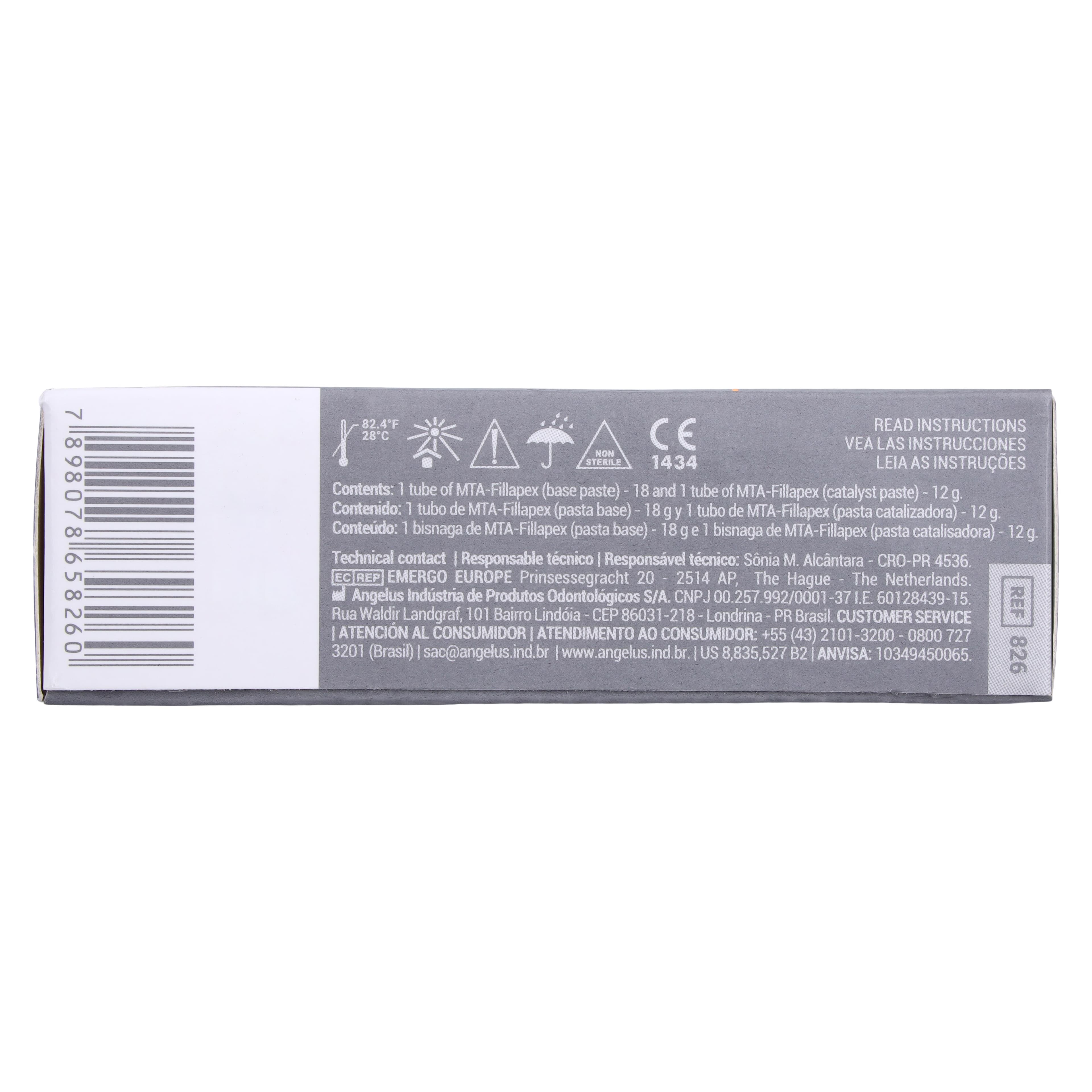 Angelus MTA Fillapex Root Canal Sealer, Tubes Kit, Base Paste 12g & Catalyst 18g, #826 thumbnail 9