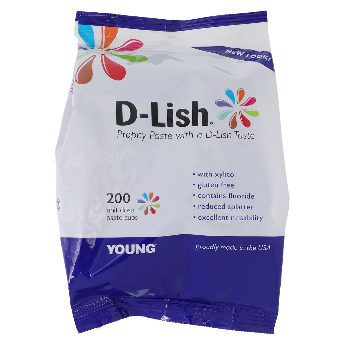 D-Lish Prophy Paste, Berry Bliss, Coarse, 1.23% Fluoride, Gluten Free, 200/Bx, 308020 - D-Lish Prophy Paste Berry Bliss Coarse 200Bx - Image 1