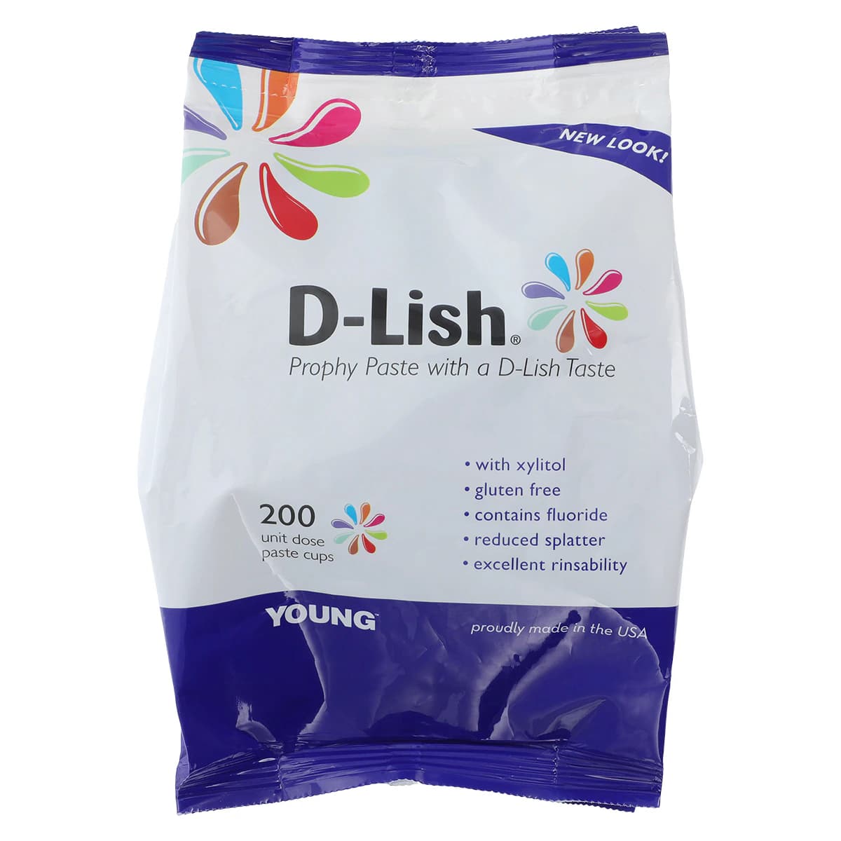 D-Lish Prophy Paste, Medium Grit, Mint Medley Assortment, 1.23% Fluoride, 200/Bx, 309120 - D-Lish Prophy Paste Mint Medley Medium 200/Bx (Discontinued), 309120 - Image 1