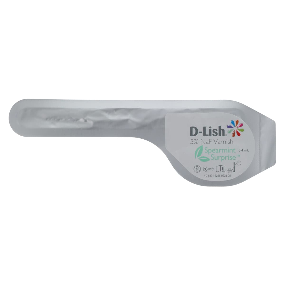 D-Lish 5% Sodium Fluoride Varnish, Spearmint Surprise, 0.4 mL Unit Dose, 50/Box, 213450 thumbnail 2